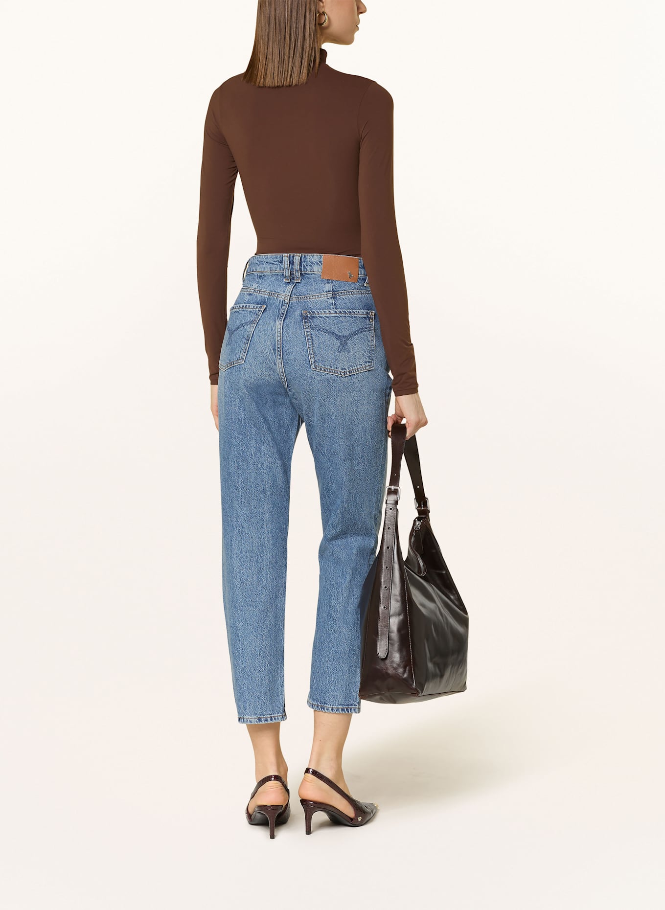 PATRIZIA PEPE 7/8 jeans : drawstring cashmere sweat pants
