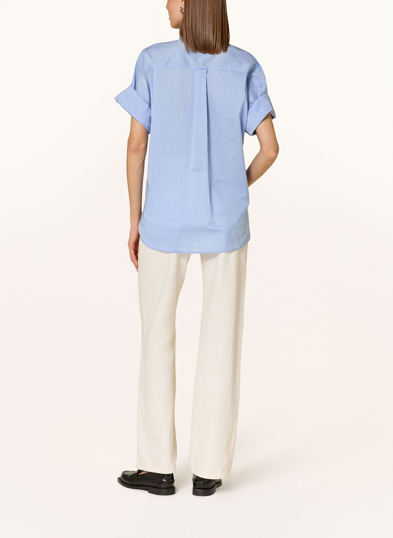 van Laack Shirt blouse VL-PORCIA-SV: LIGHT BLUE