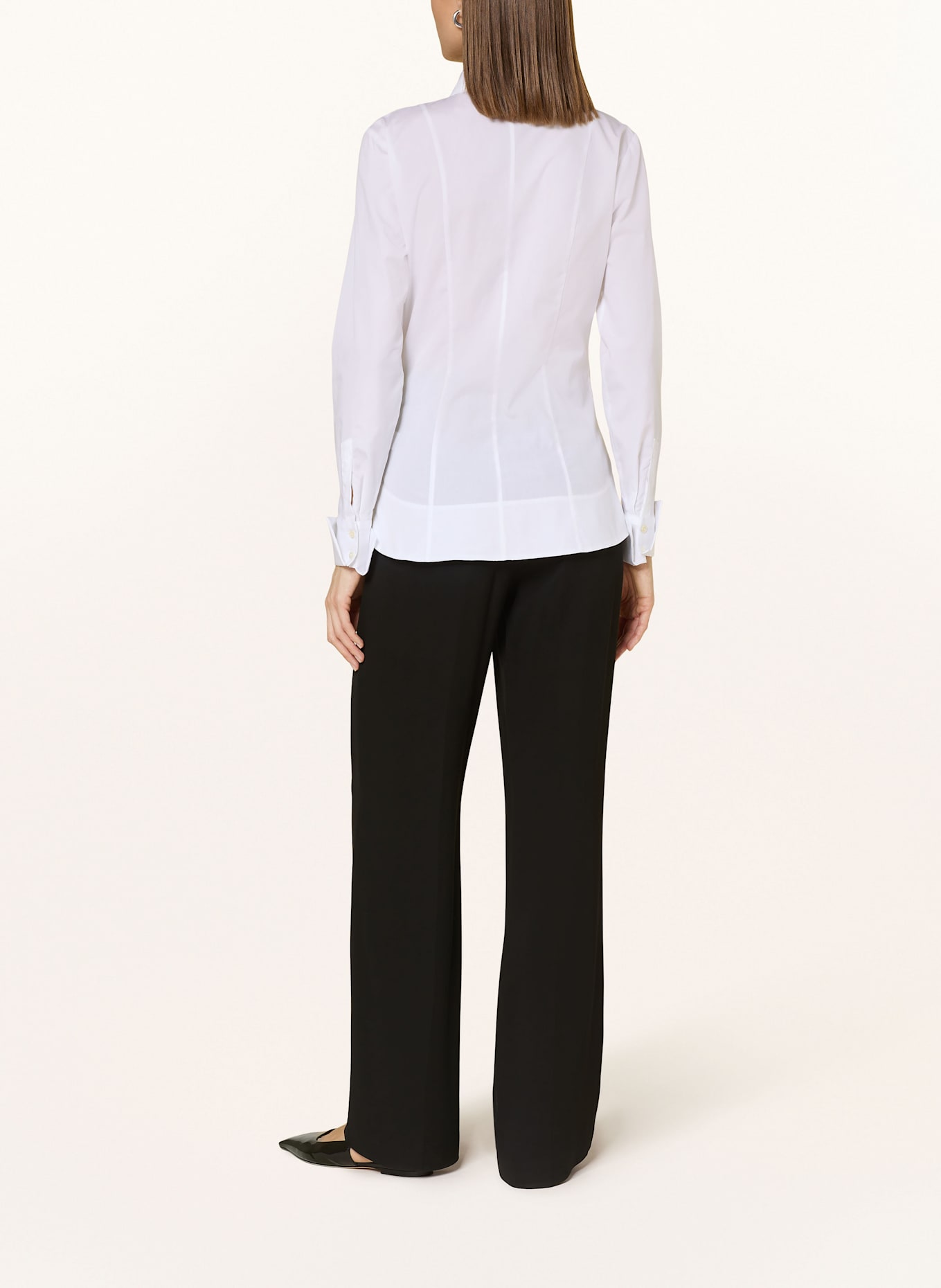 van Laack Košilová halenka VL-CITTI-SV: BÍLÁ