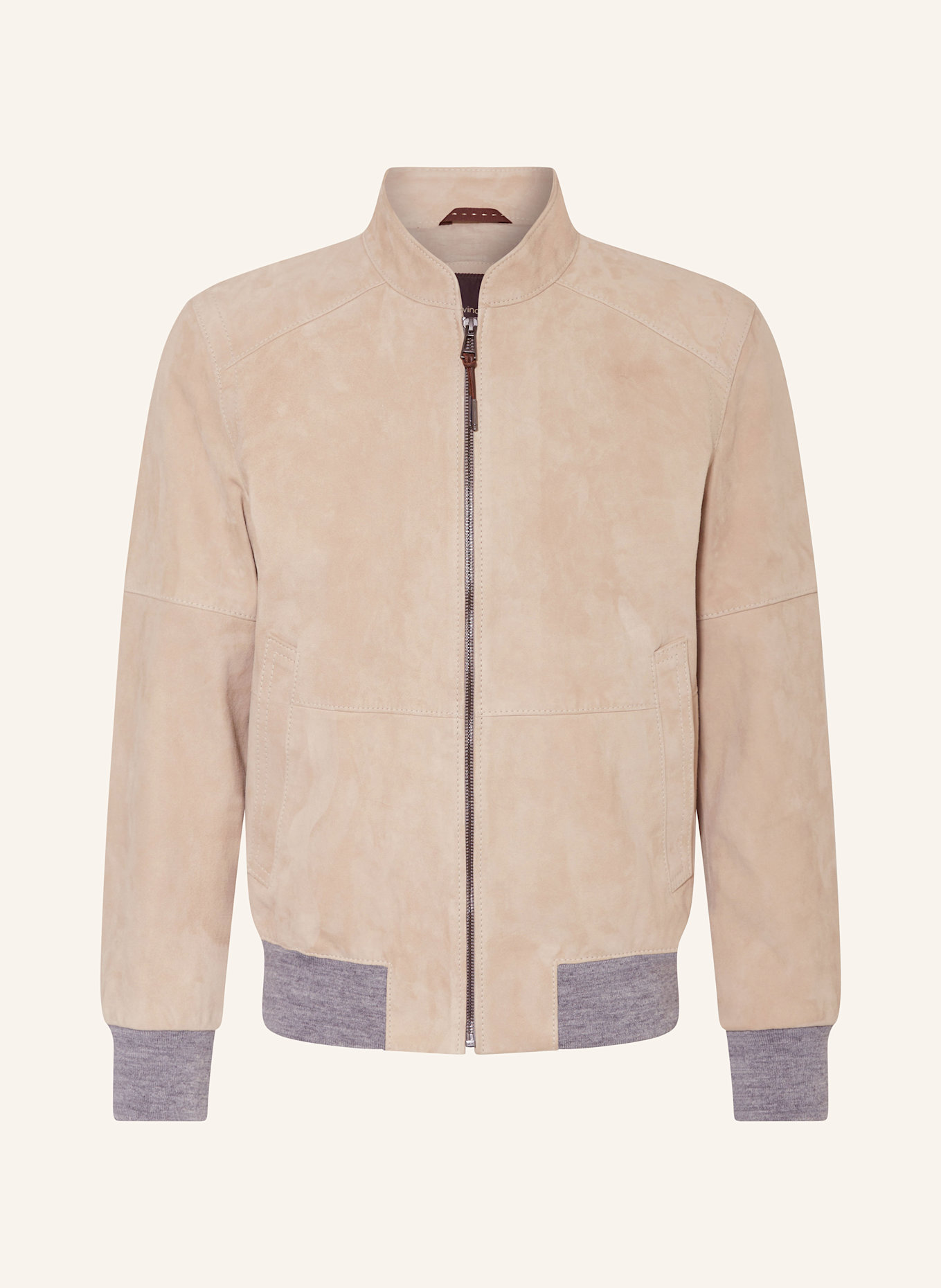 windsor. Leather jacket BORELLO: BEIGE