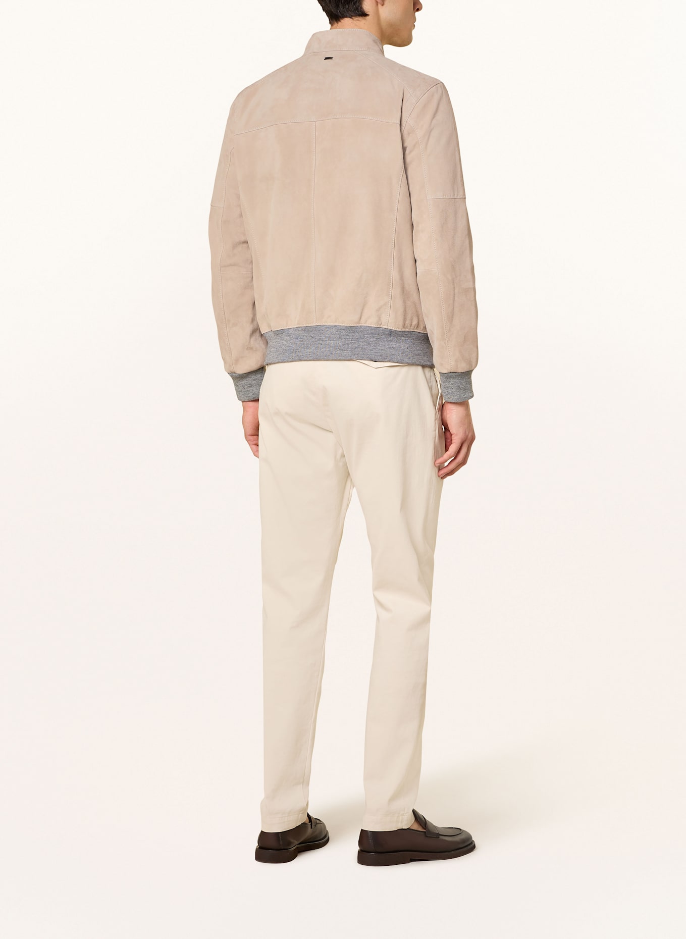 windsor. Leather jacket BORELLO: BEIGE