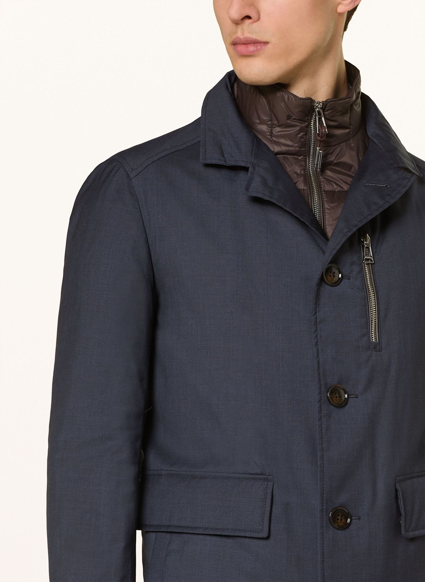 windsor. ROVAGO jacket with removable front panel: DARK BLUE