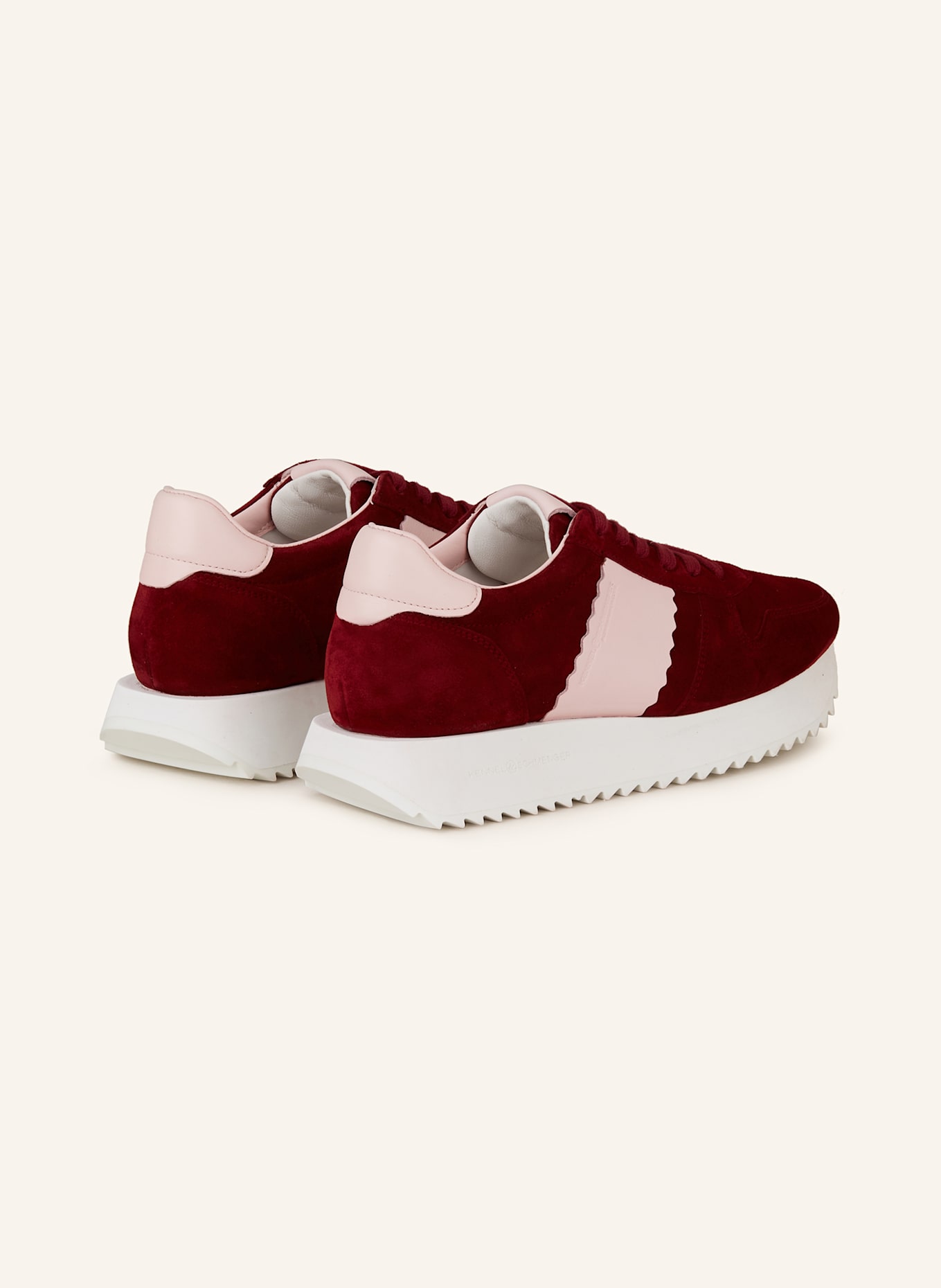 KENNEL & SCHMENGER Sneaker FLASH: DUNKELROT/ HELLROSA
