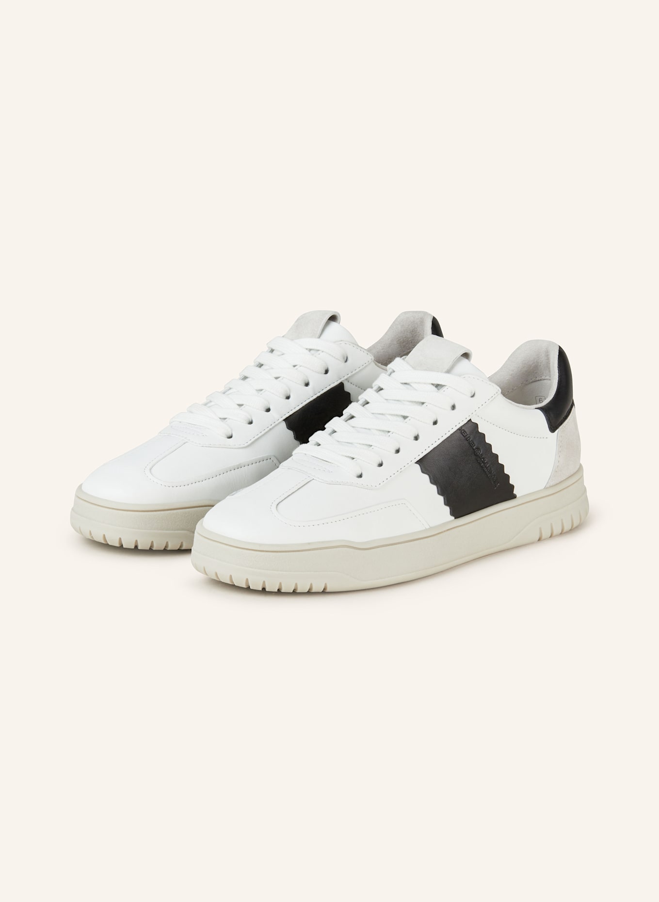 KENNEL & SCHMENGER Sneakersy GAZ: BIAŁY/ CZARNY