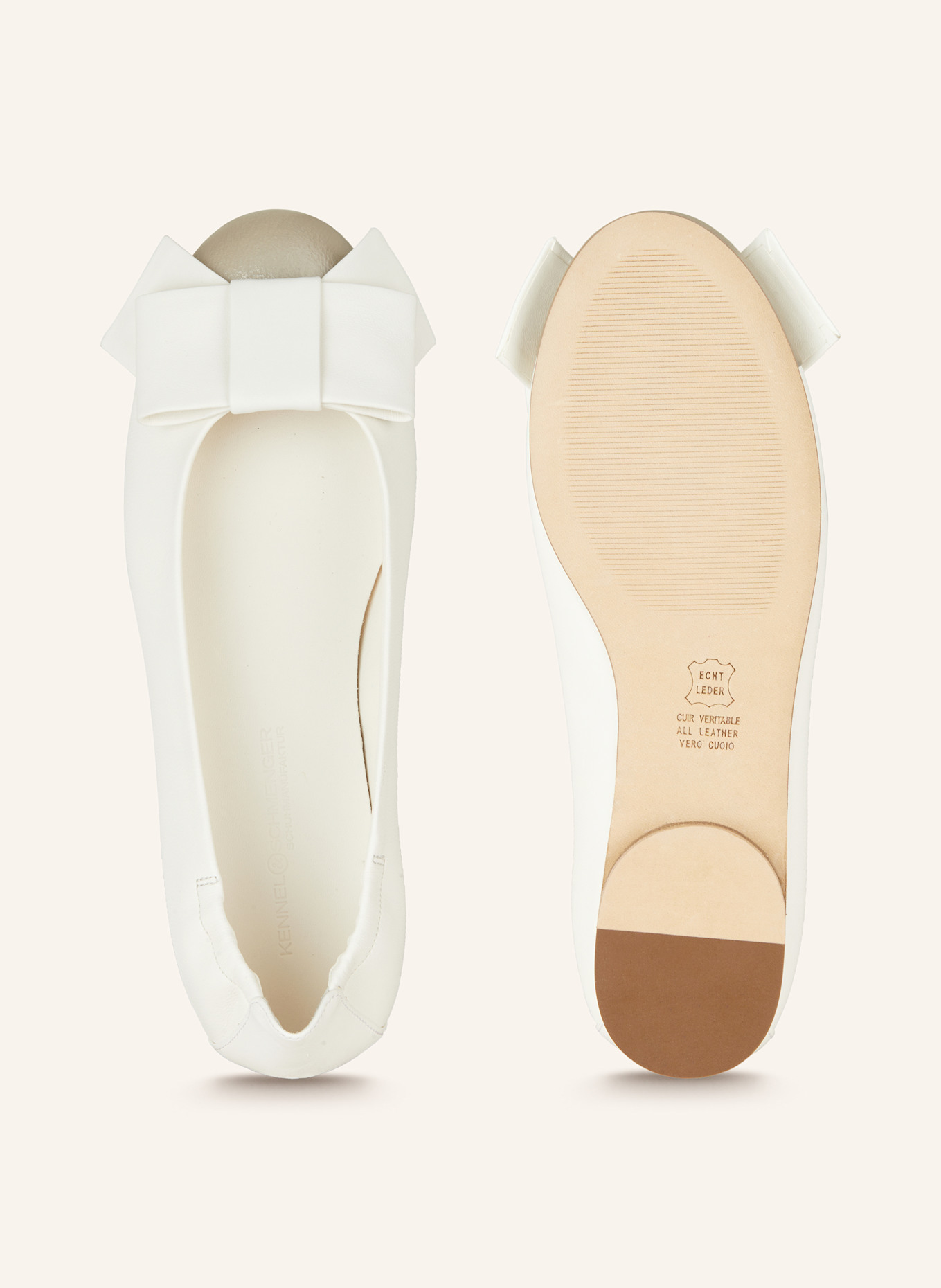 KENNEL & SCHMENGER Ballet flats BILLY: WHITE