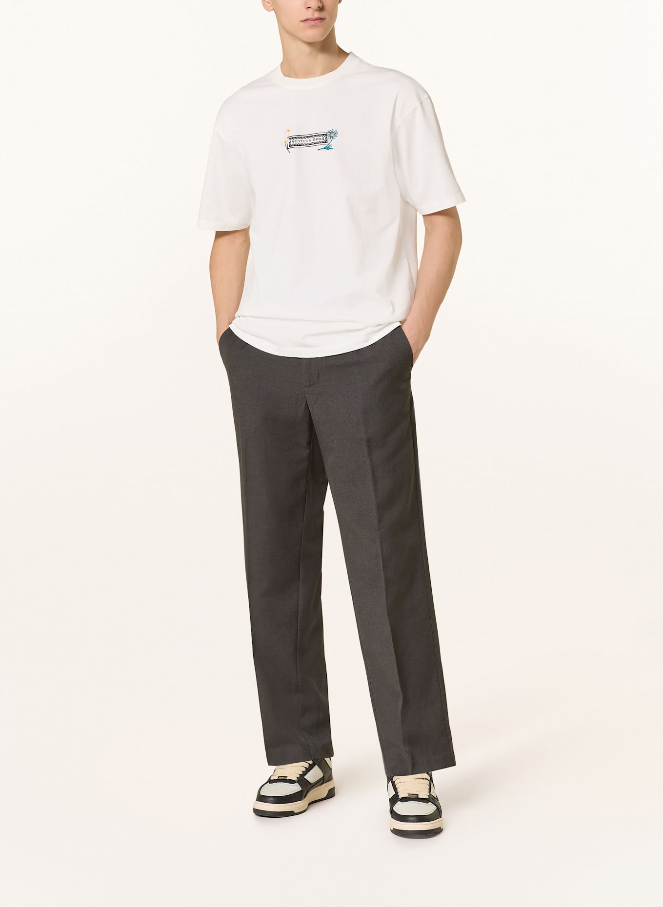 SCOTCH & SODA T-shirt, Color: WHITE (Image 3)