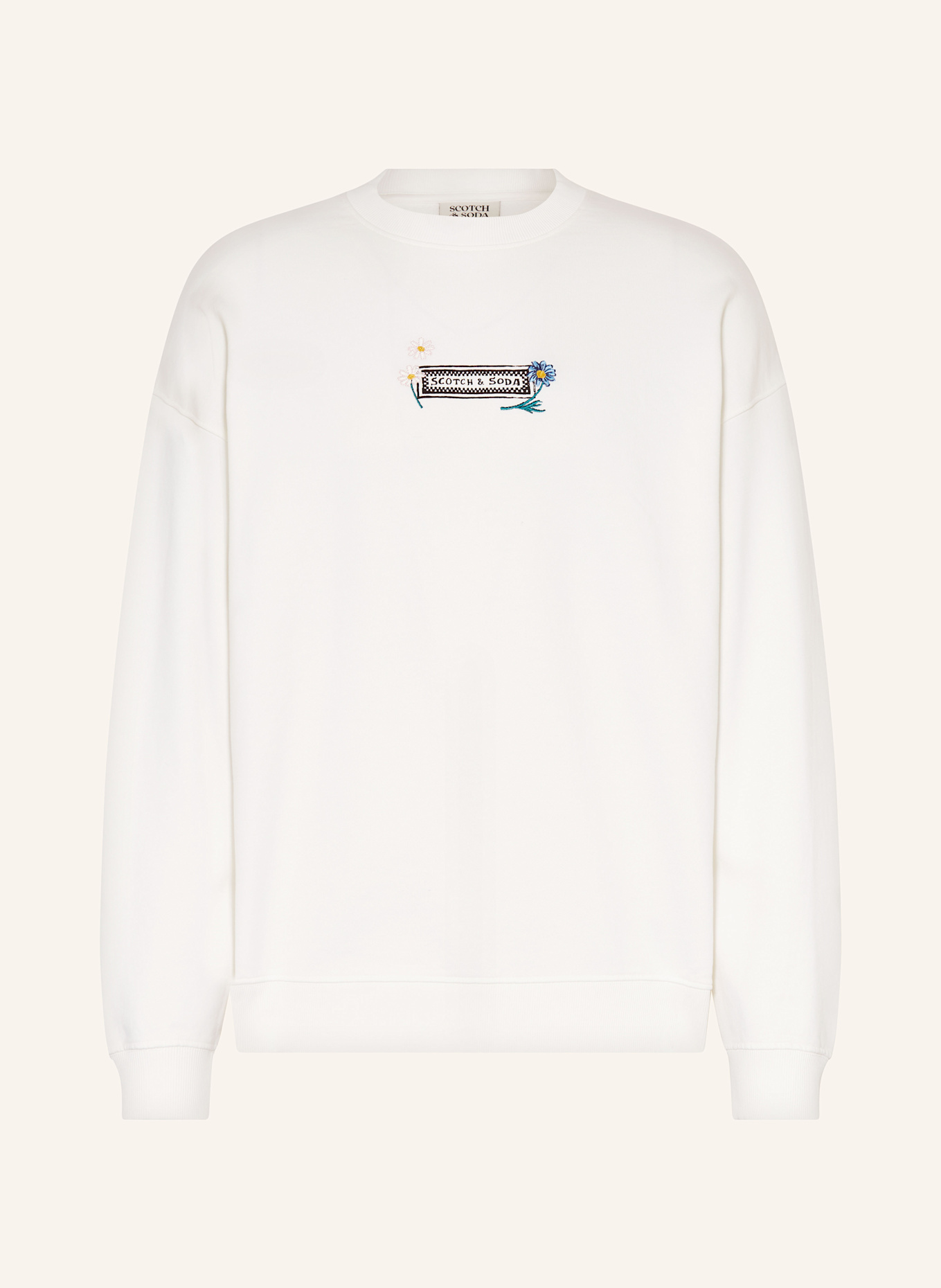 SCOTCH & SODA Sweatshirt, Color: WHITE (Image 1)