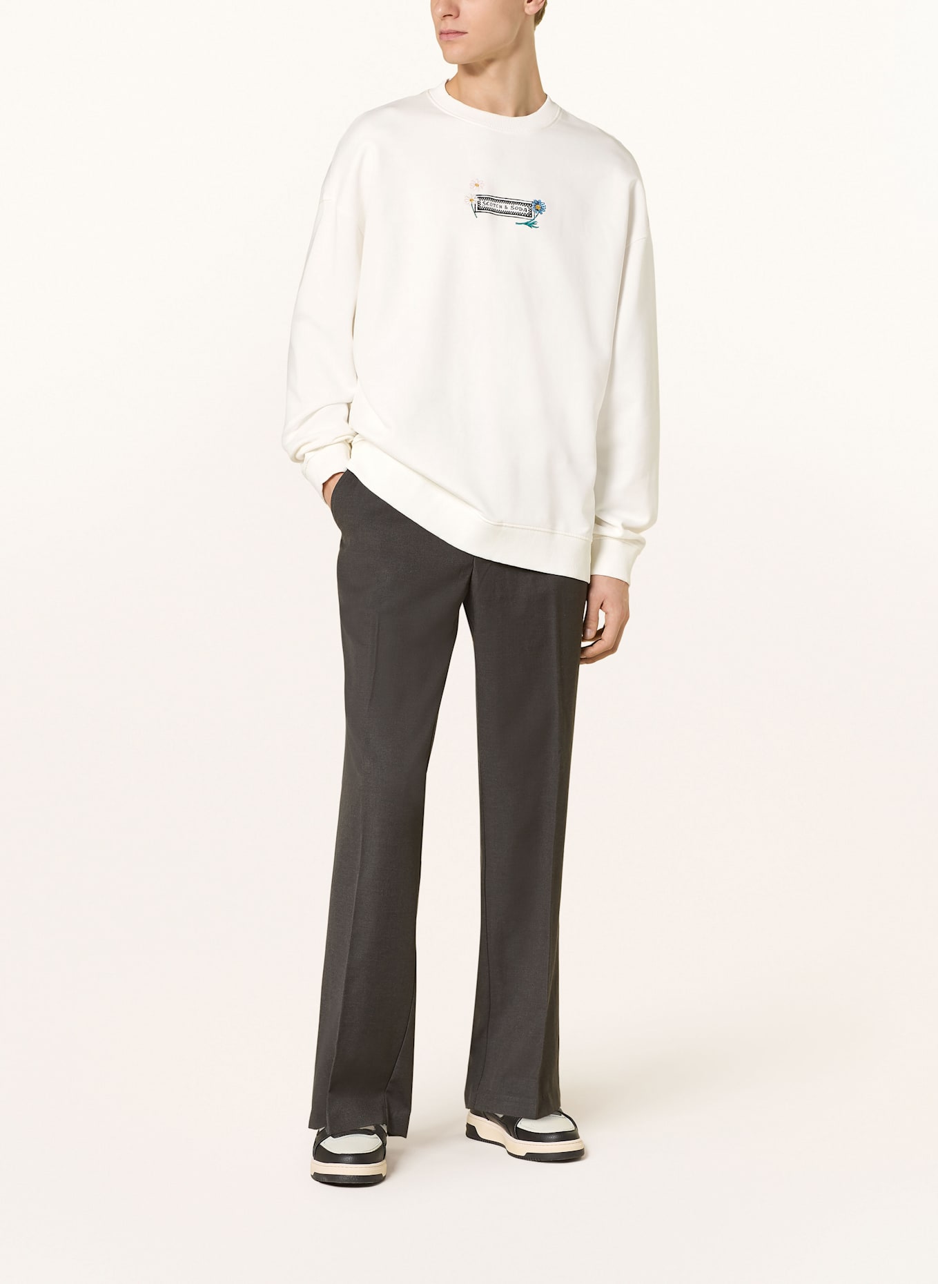 SCOTCH & SODA Sweatshirt, Color: WHITE (Image 3)