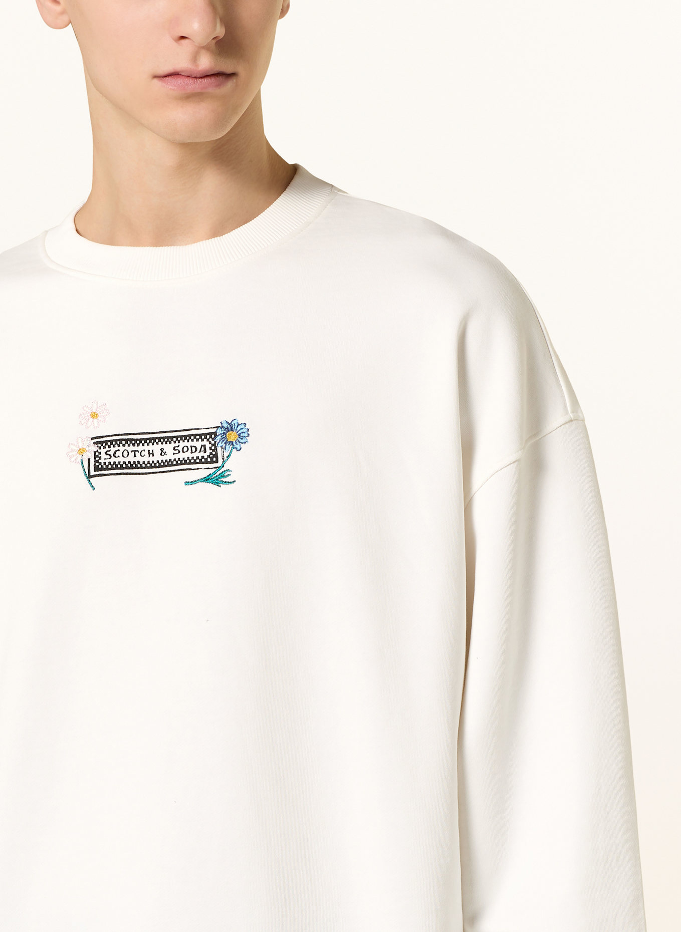 SCOTCH & SODA Sweatshirt, Color: WHITE (Image 4)