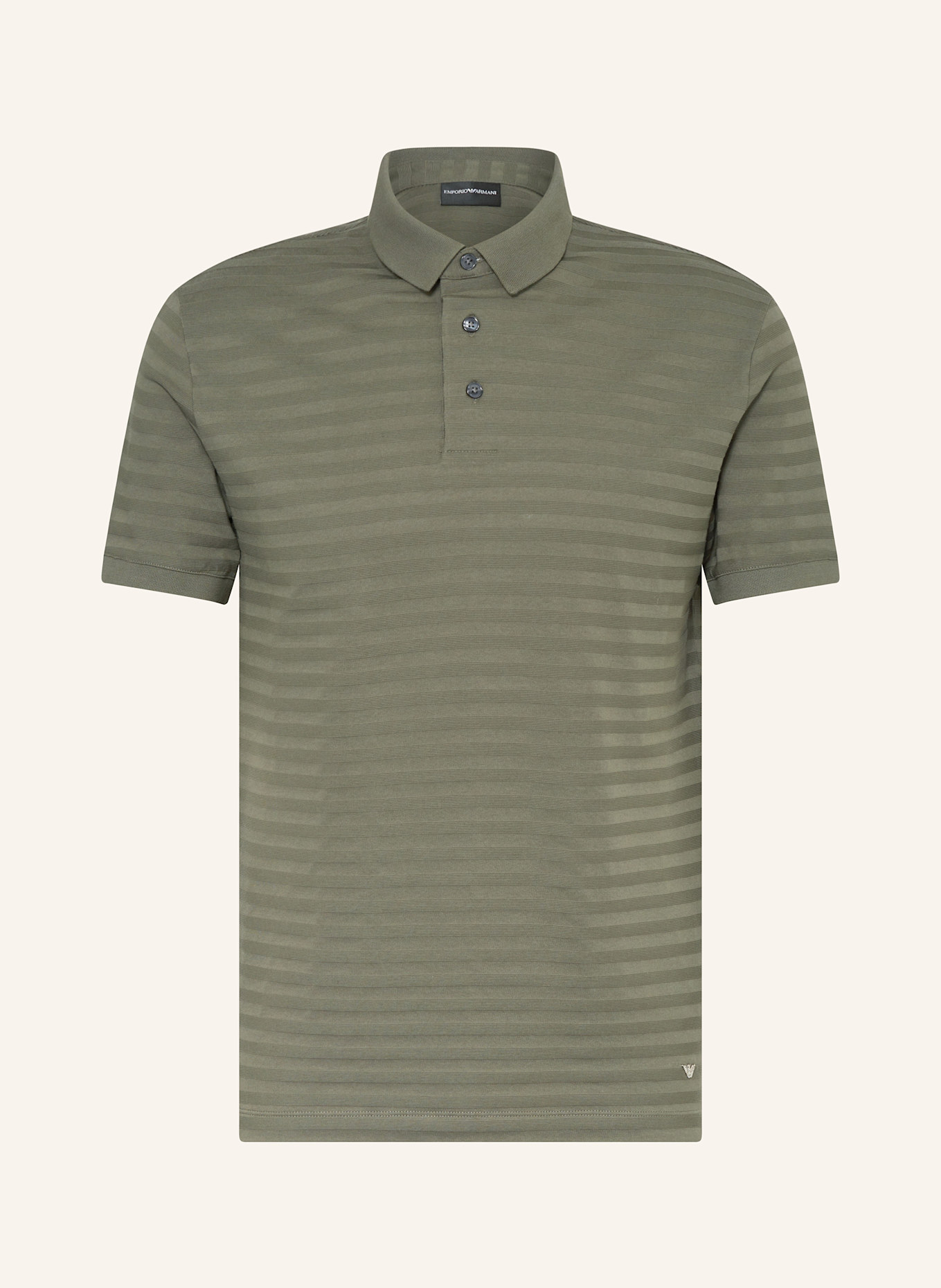 EMPORIO ARMANI Jersey-Poloshirt, Farbe: GRÜN (Bild 1)