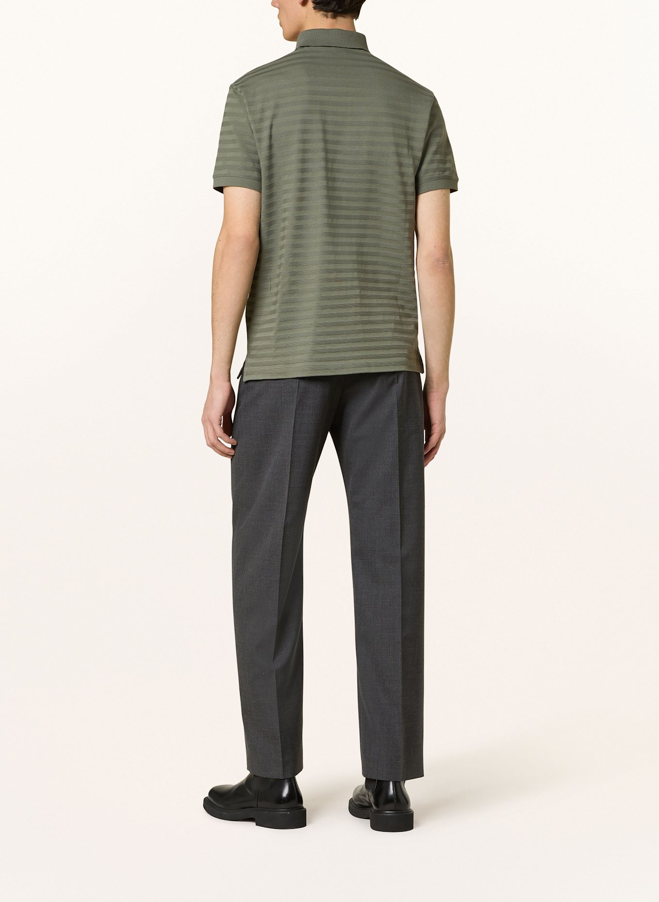 EMPORIO ARMANI Jersey-Poloshirt, Farbe: GRÜN (Bild 3)