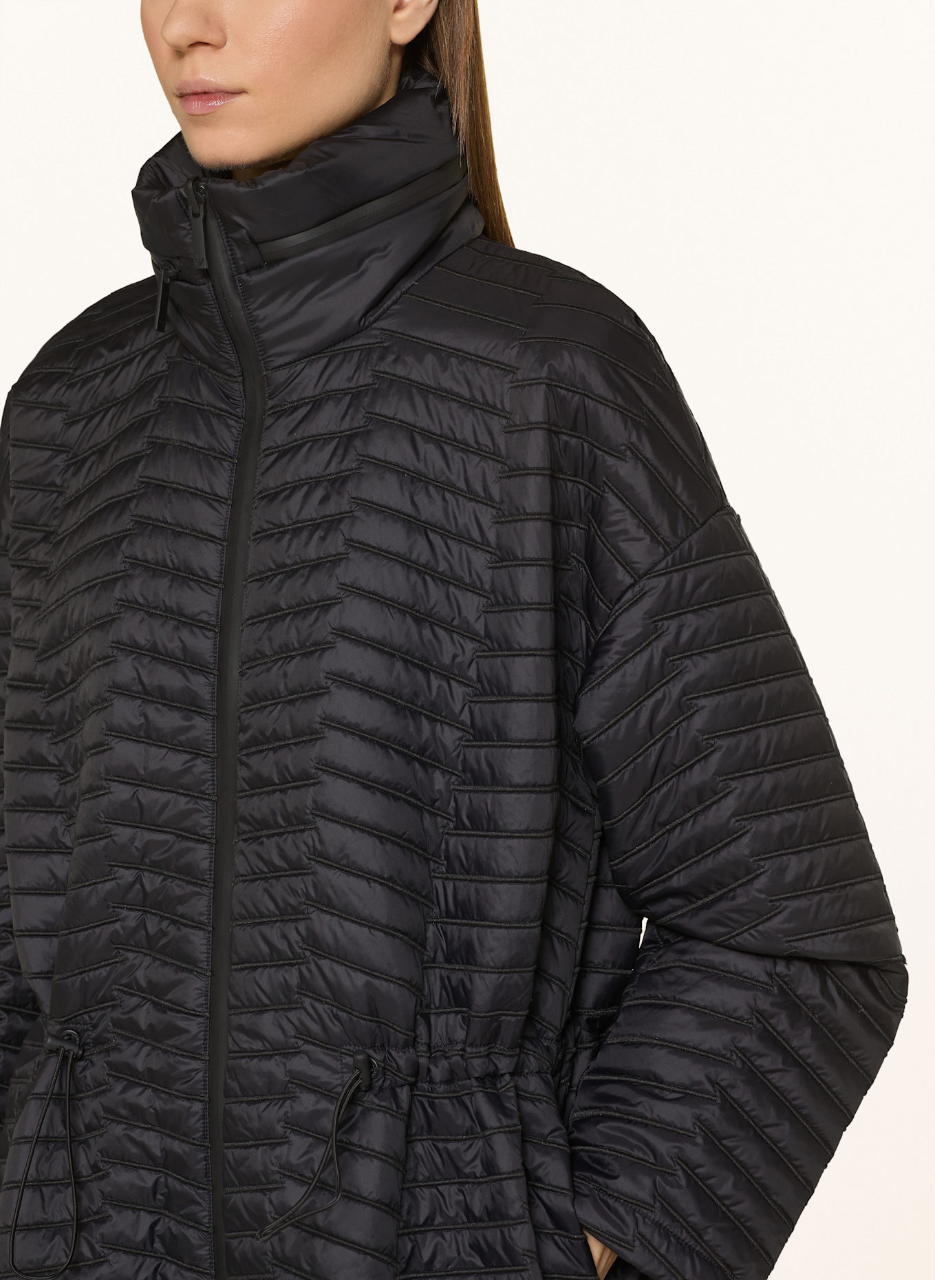 EMPORIO ARMANI Steppmantel zum Wenden: SCHWARZ