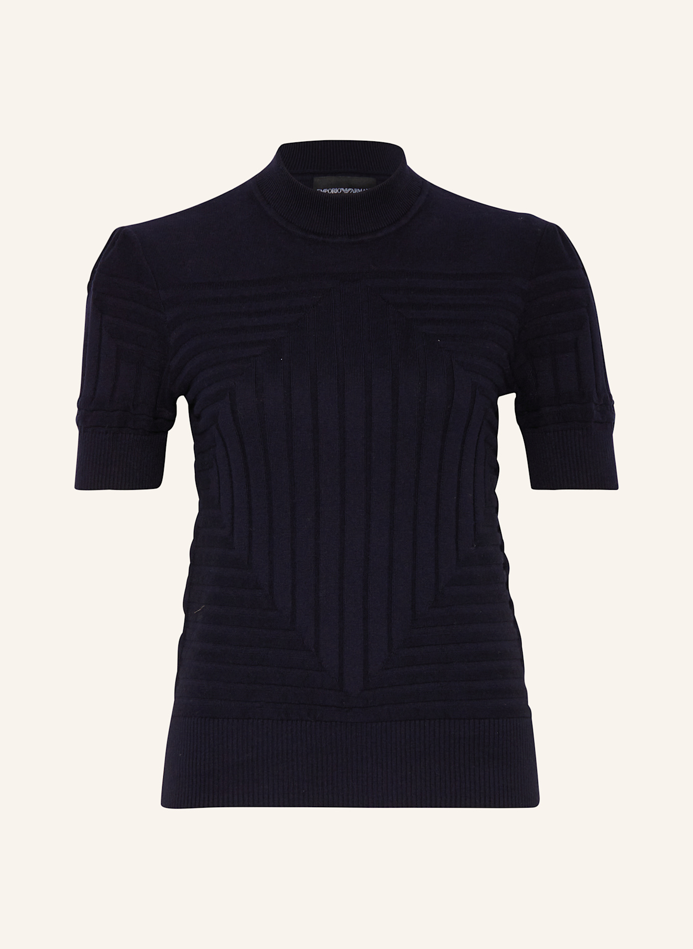 EMPORIO ARMANI Strickshirt: DUNKELBLAU
