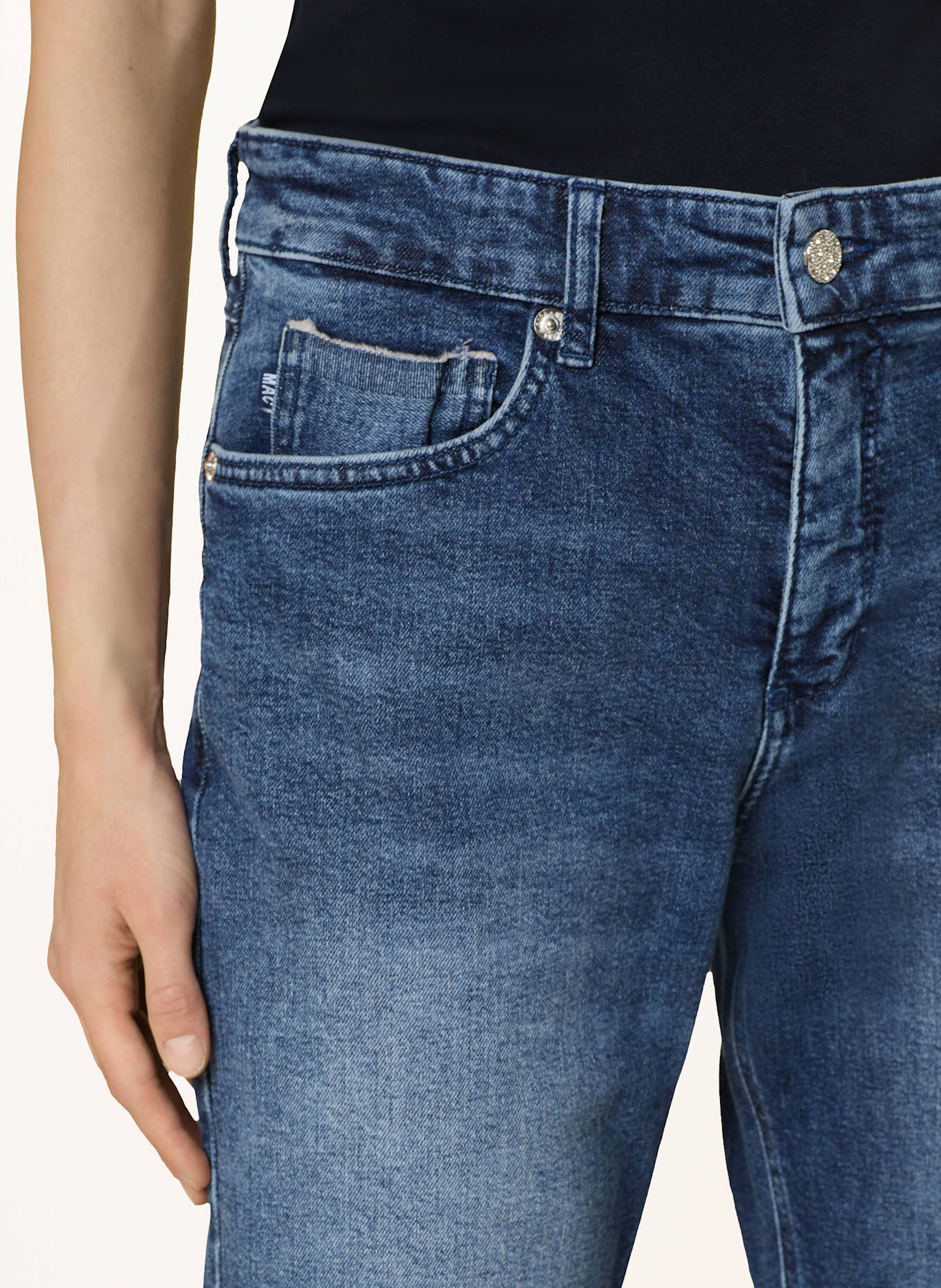 MAC Straight Jeans STRAIGHT: D601 mid blue random