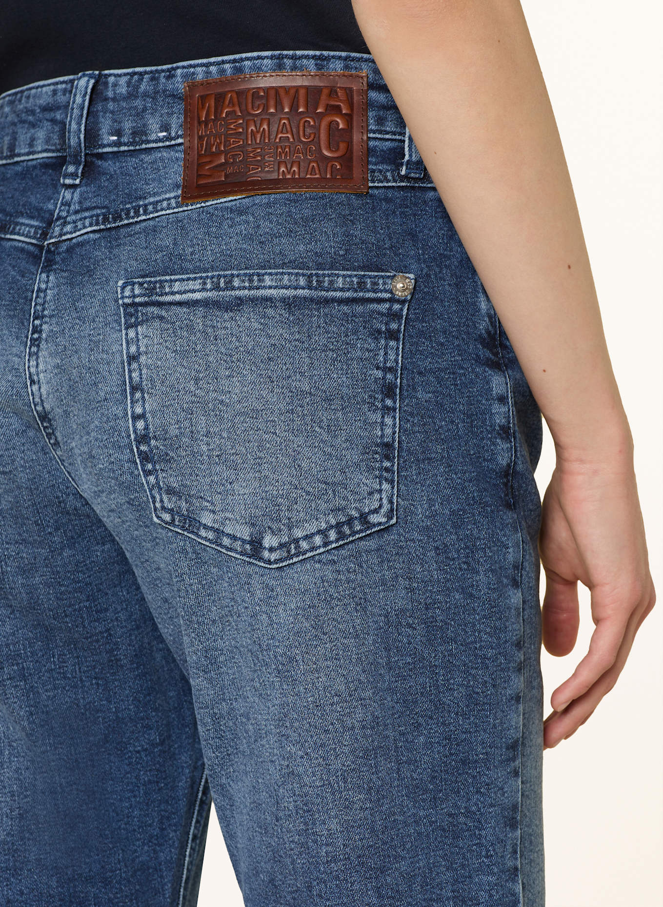 MAC Straight Jeans STRAIGHT: D601 mid blue random