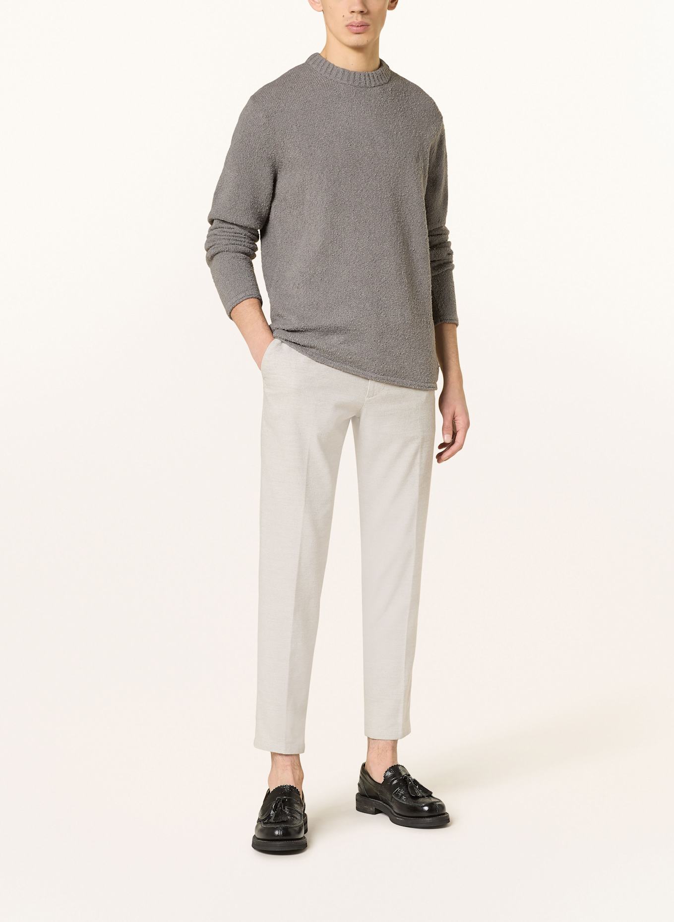 DRYKORN Pullover LEANDO: GRAU