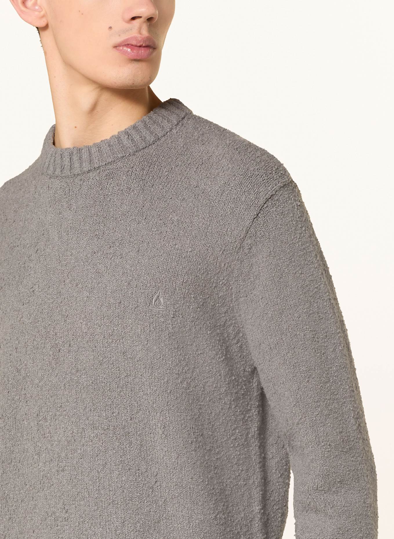 DRYKORN Pullover LEANDO: GRAU