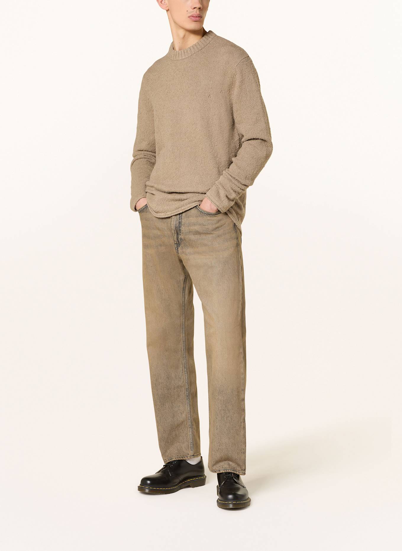 DRYKORN Pullover LEANDO: HELLBRAUN