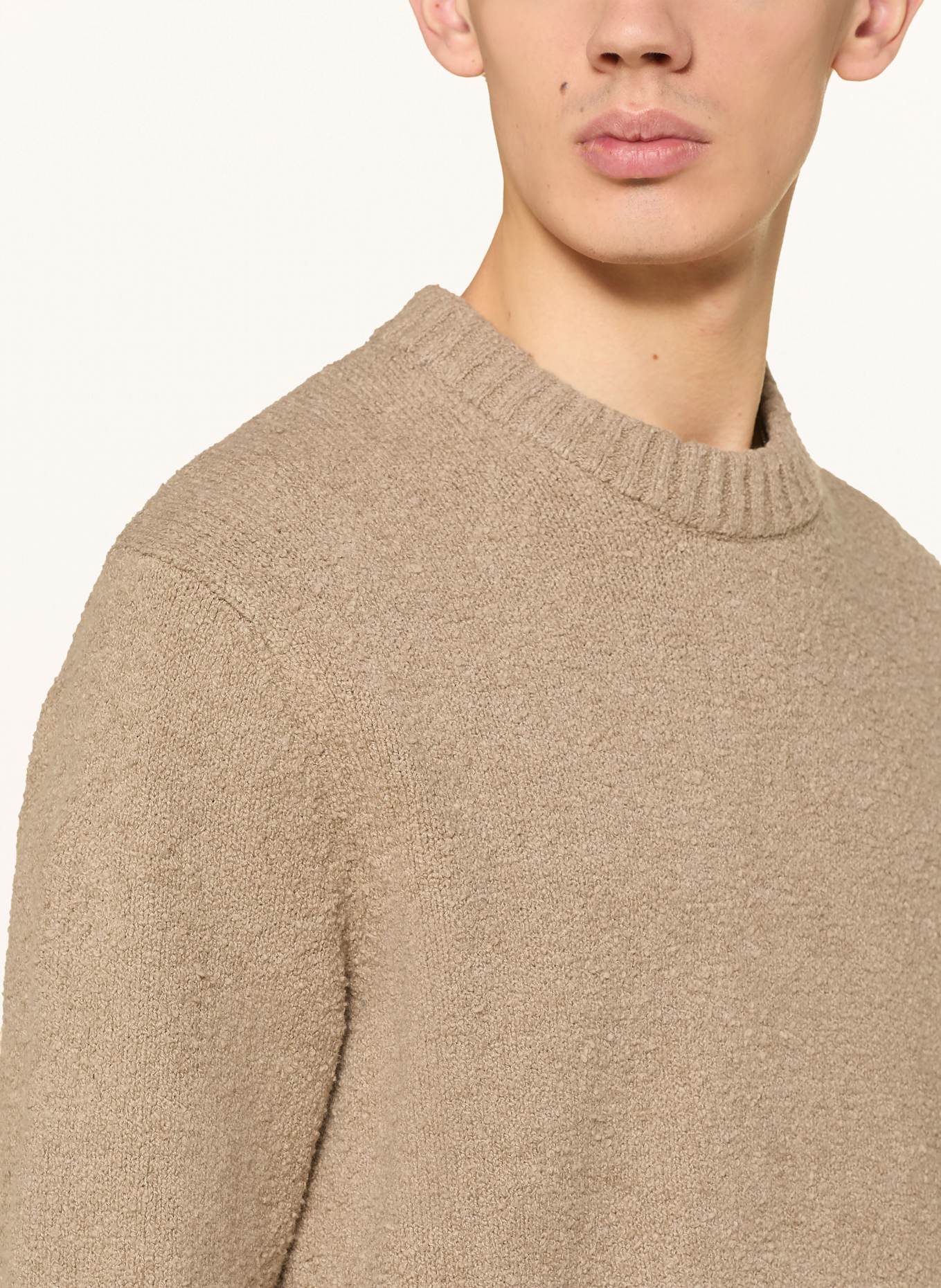 DRYKORN Pullover LEANDO: HELLBRAUN