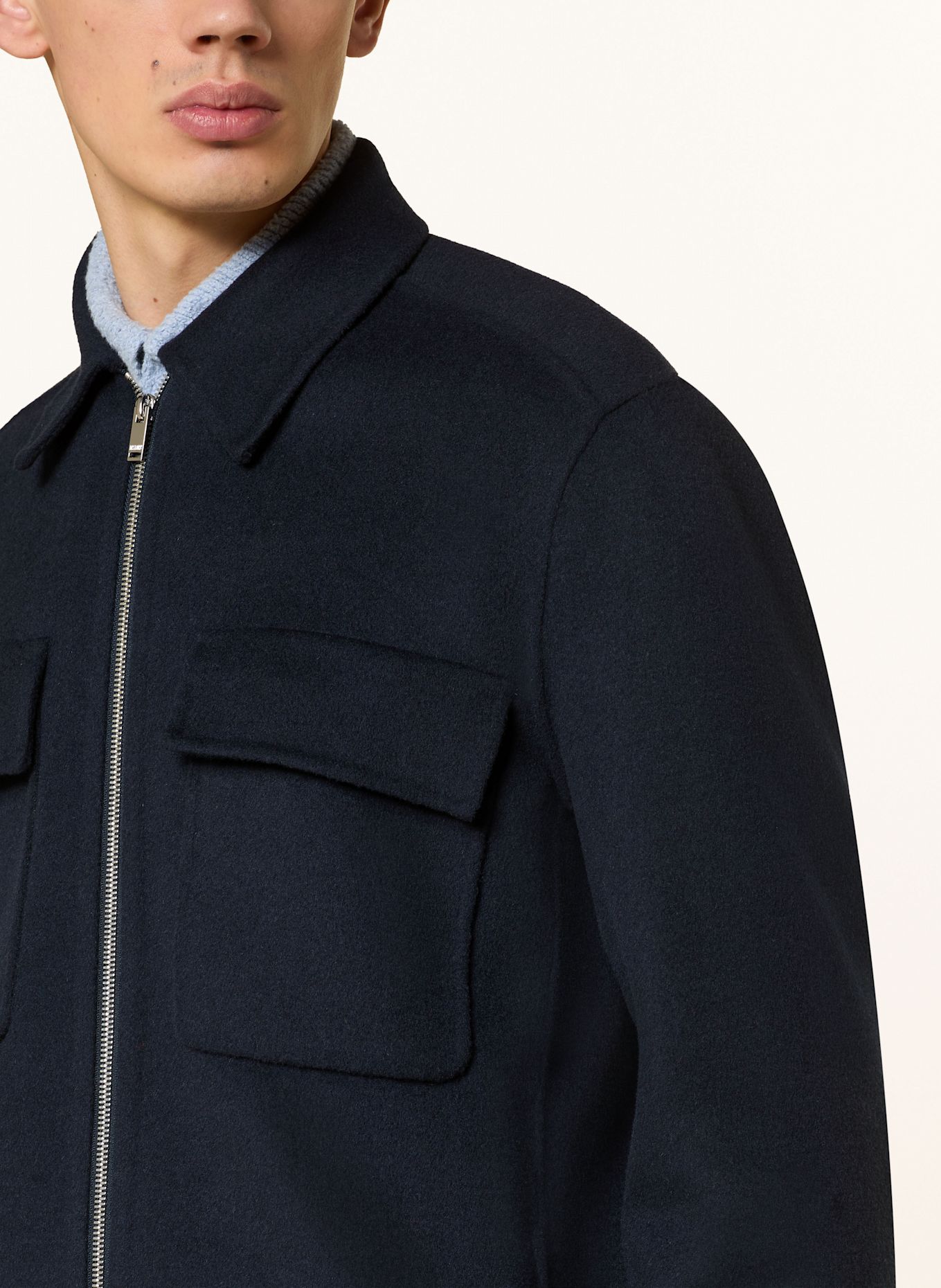 DRYKORN Overjacket KOSAN: DUNKELBLAU