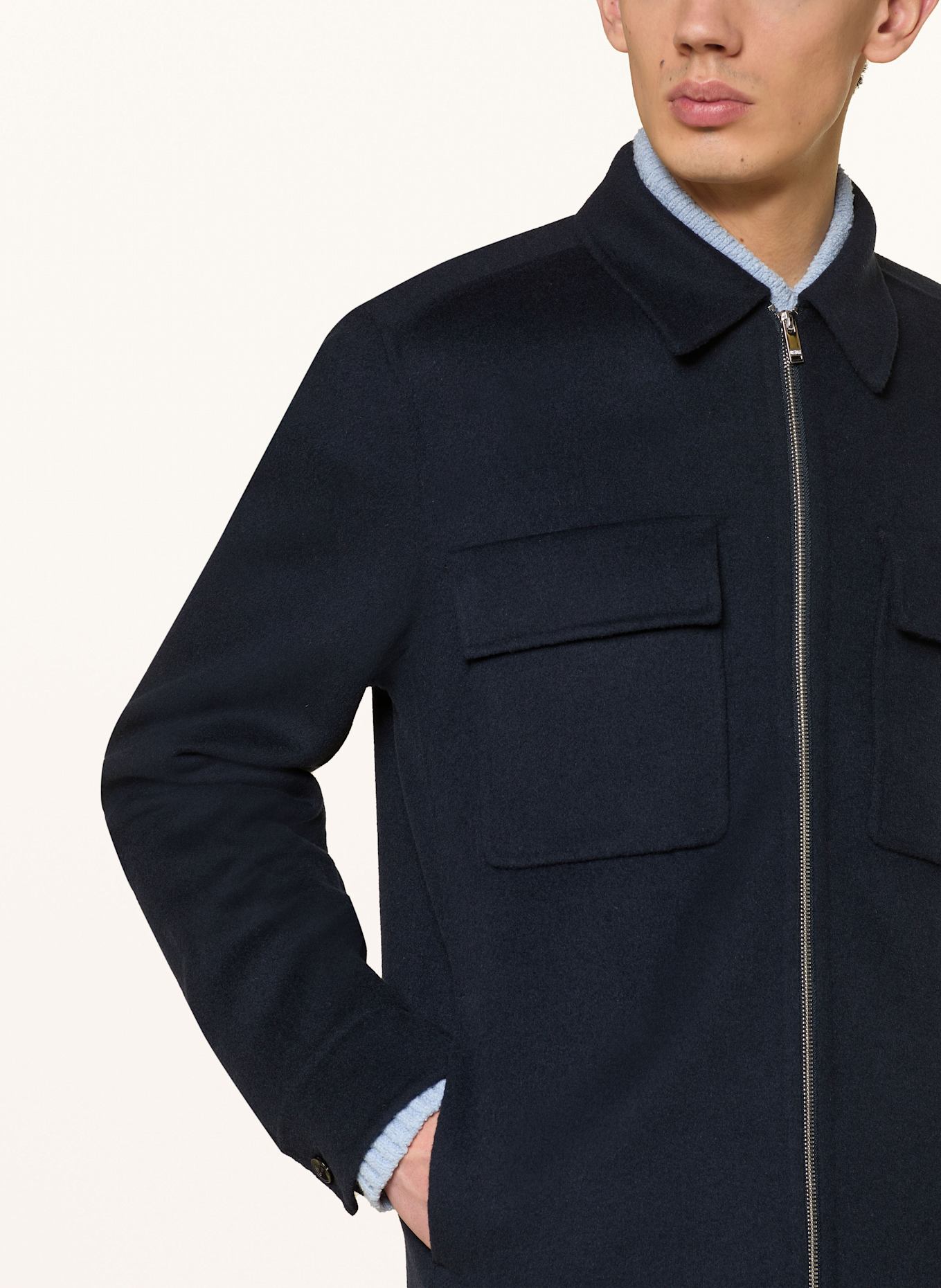 DRYKORN Overjacket KOSAN: DUNKELBLAU