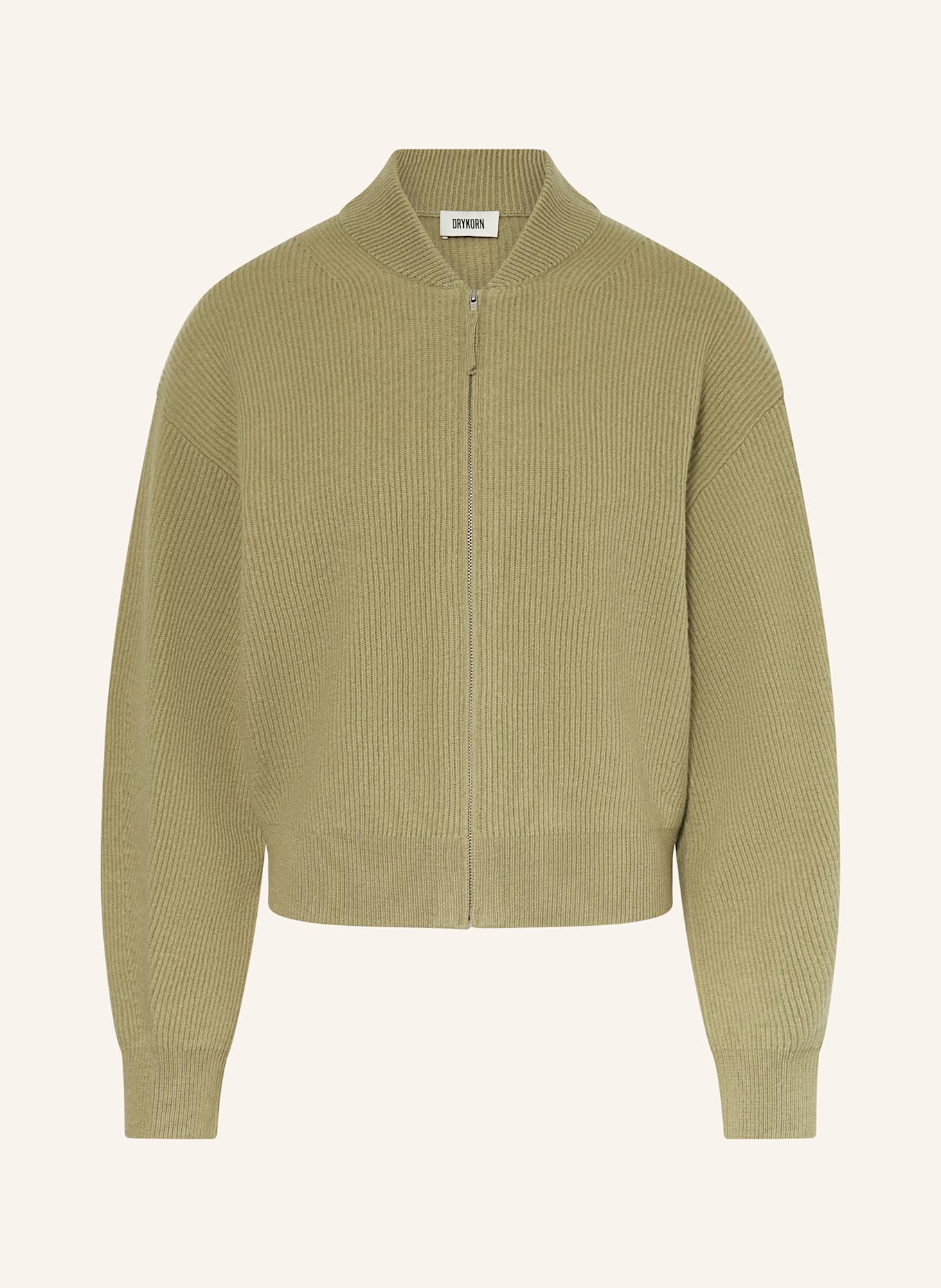 DRYKORN Strickjacke PHILOME: HELLGRÜN