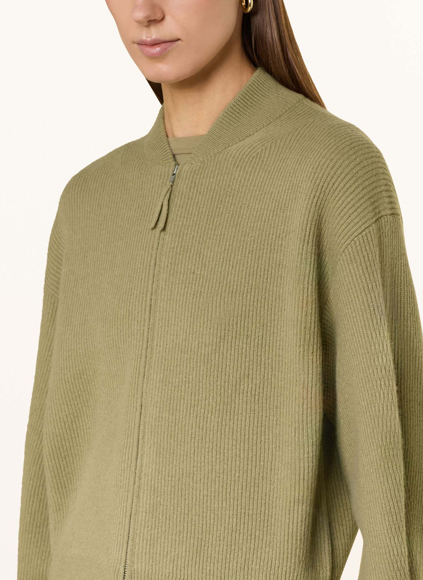 DRYKORN Strickjacke PHILOME: HELLGRÜN