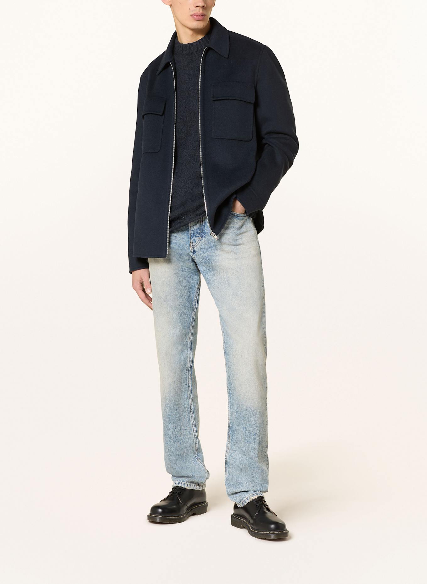 DRYKORN Pullover RIKONO: DUNKELBLAU