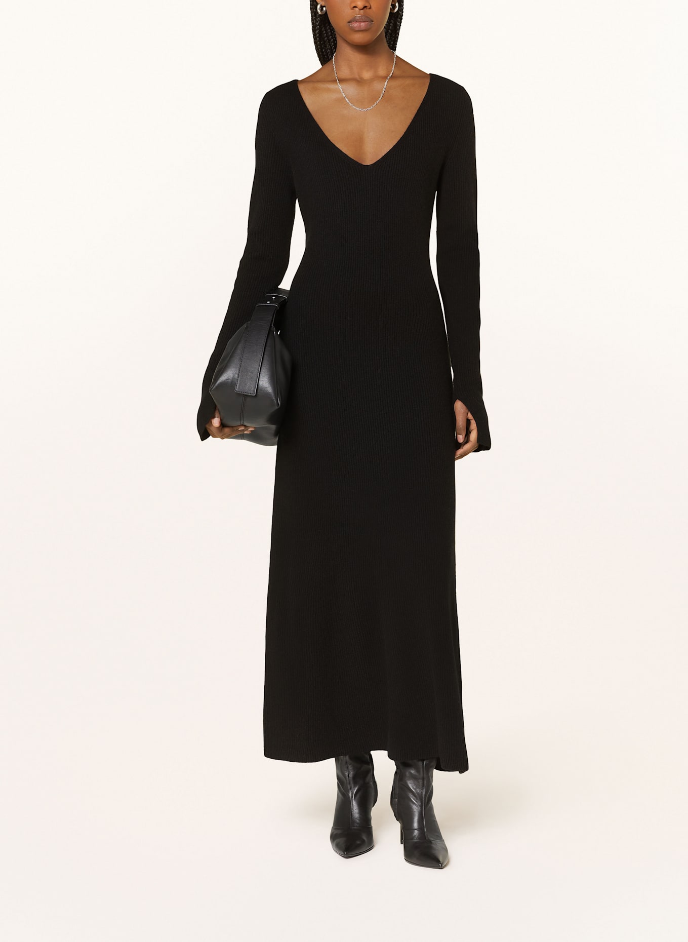 DRYKORN Strickkleid RANIJA: SCHWARZ