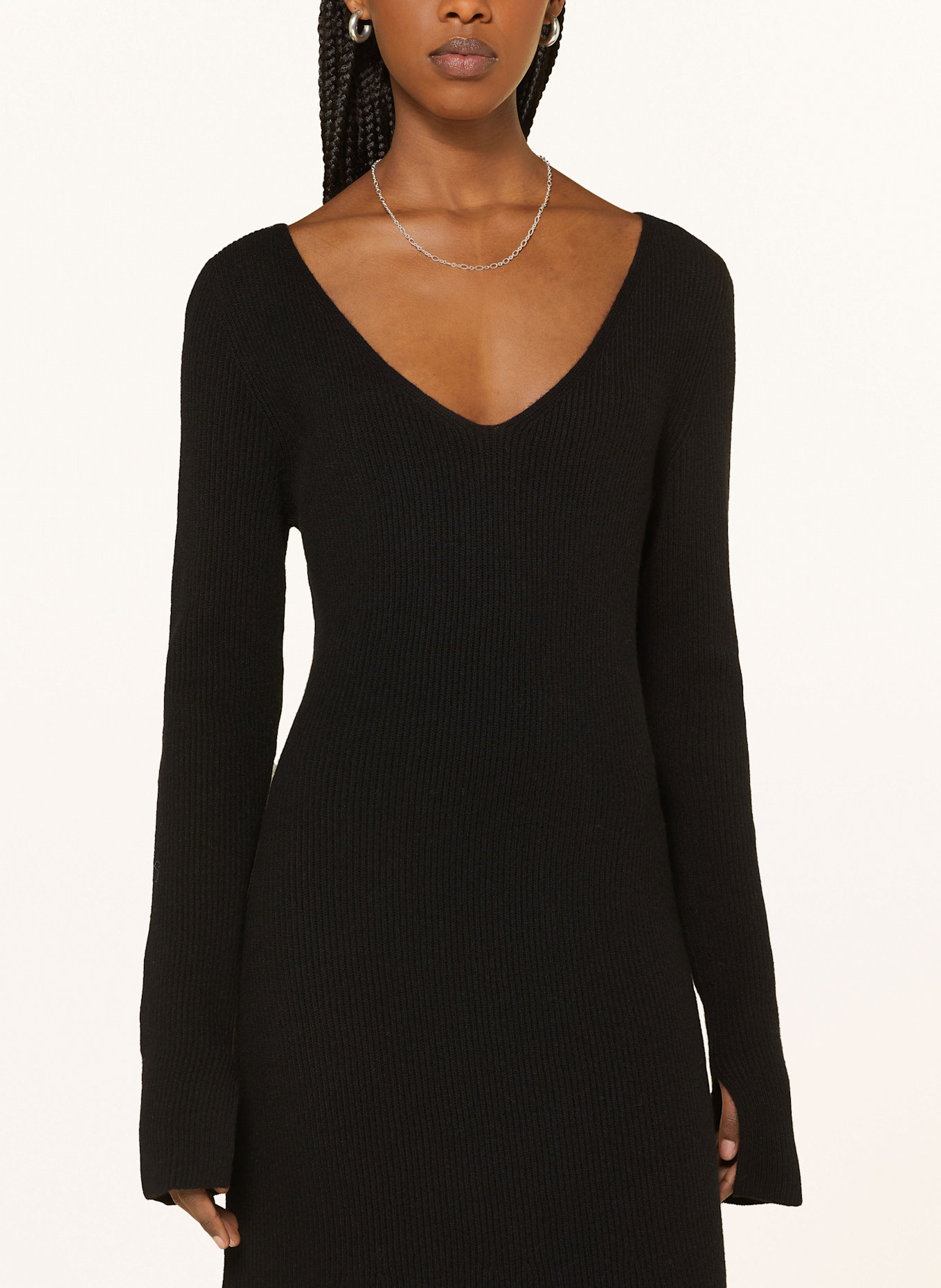 DRYKORN Strickkleid RANIJA: SCHWARZ