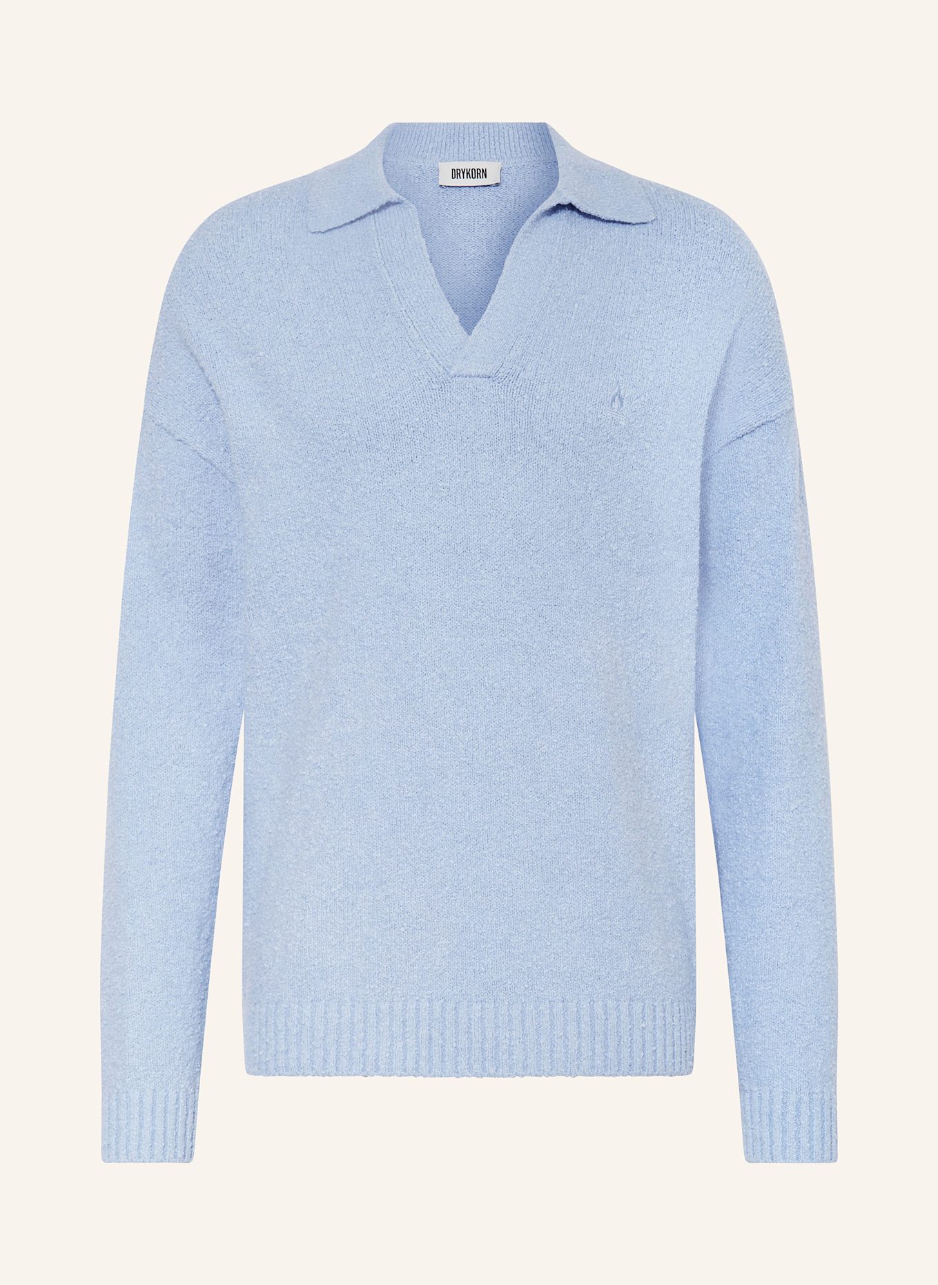 DRYKORN Pullover RUSTINO: HELLBLAU