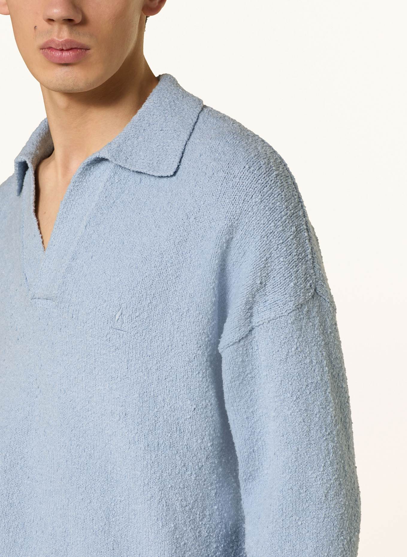 DRYKORN Pullover RUSTINO: HELLBLAU