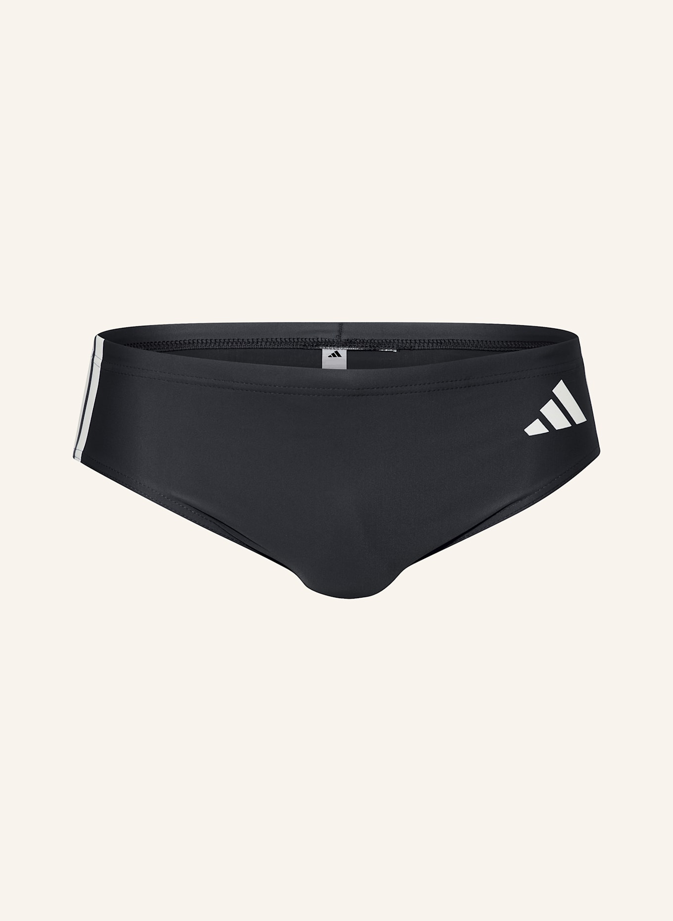 adidas real Kąpielówki slipy 3-STREIFEN: CZARNY/ BIAŁY