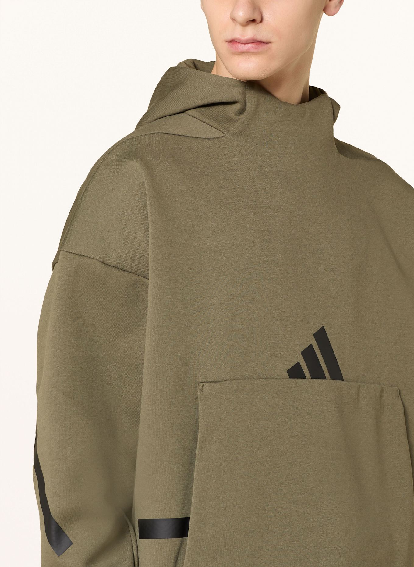 adidas Hoodie, Color: OLIVE (Image 5)