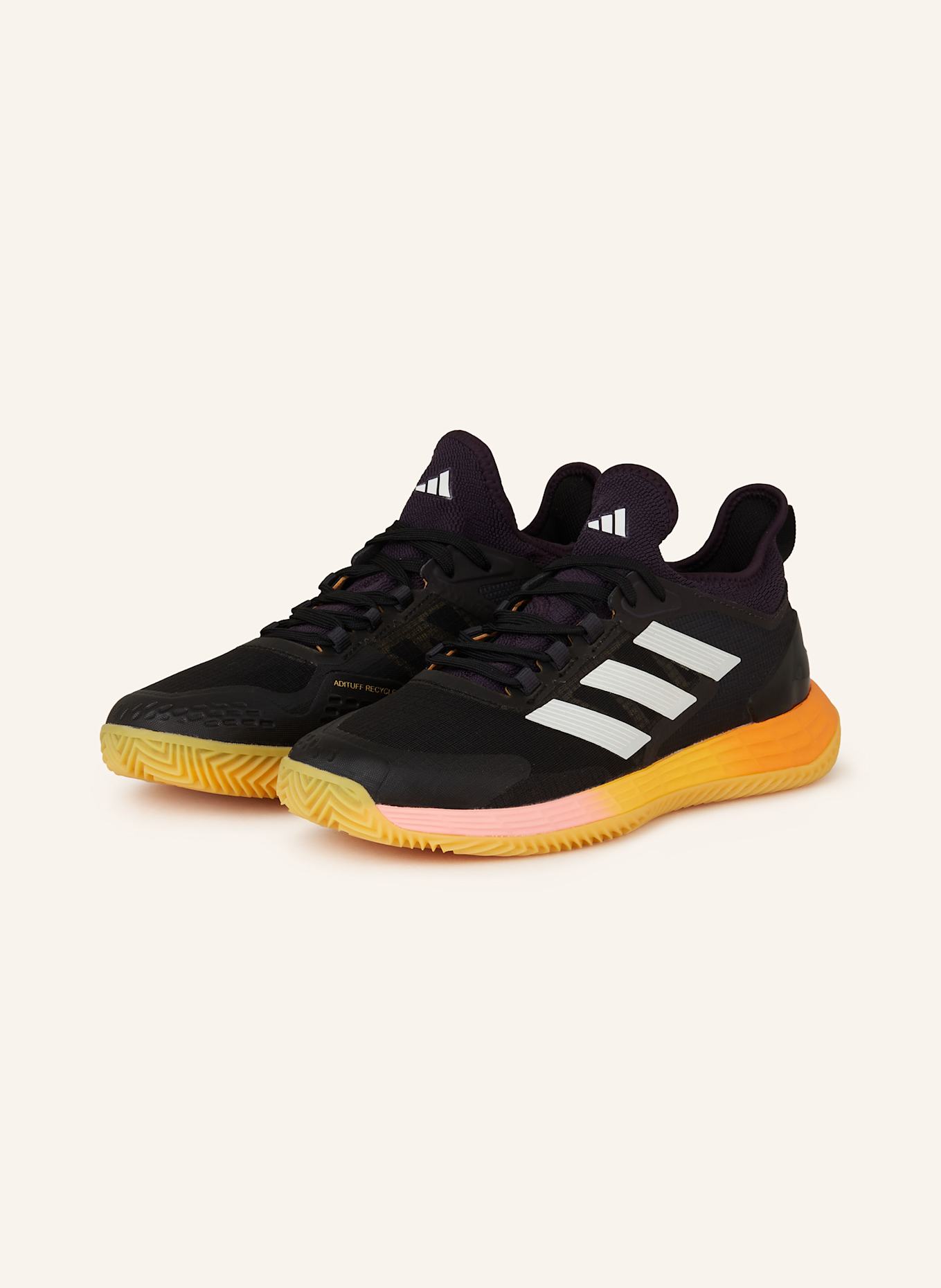 adidas Tennisschuhe ADIZERO UBERSONIC 4.1 CL in schwarz weiss orange