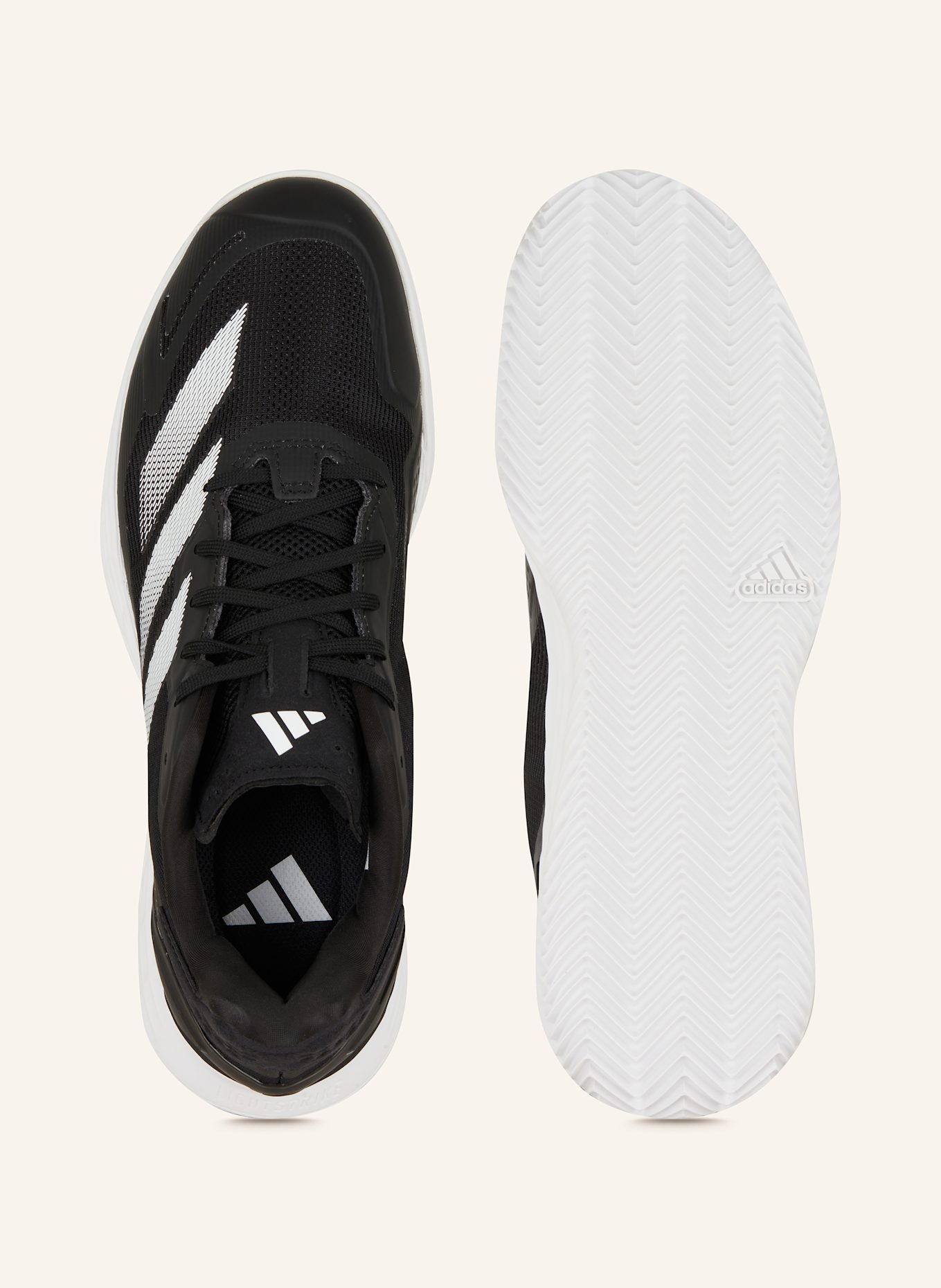 adidas Tennis shoes DEFIANT SPEED 2: BLACK/ WHITE