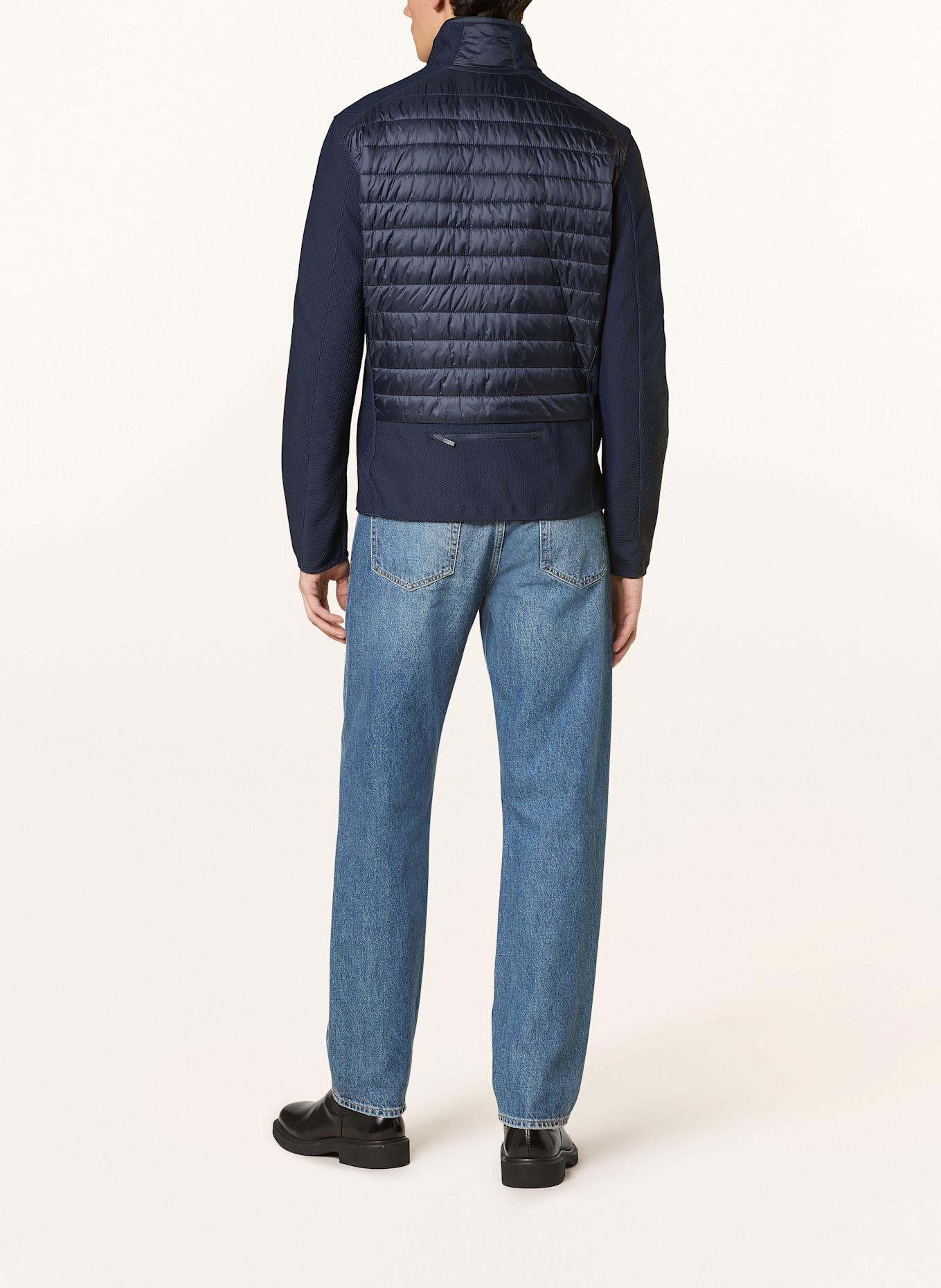 PARAJUMPERS Daunenjacke JAYDEN im Materialmix: DUNKELBLAU