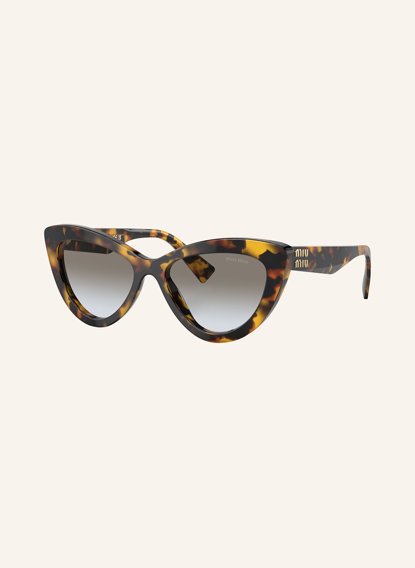 MIU MIU Sunglasses MU04YS: VAU0A7 - HAVANA/GRAY GRADIENT