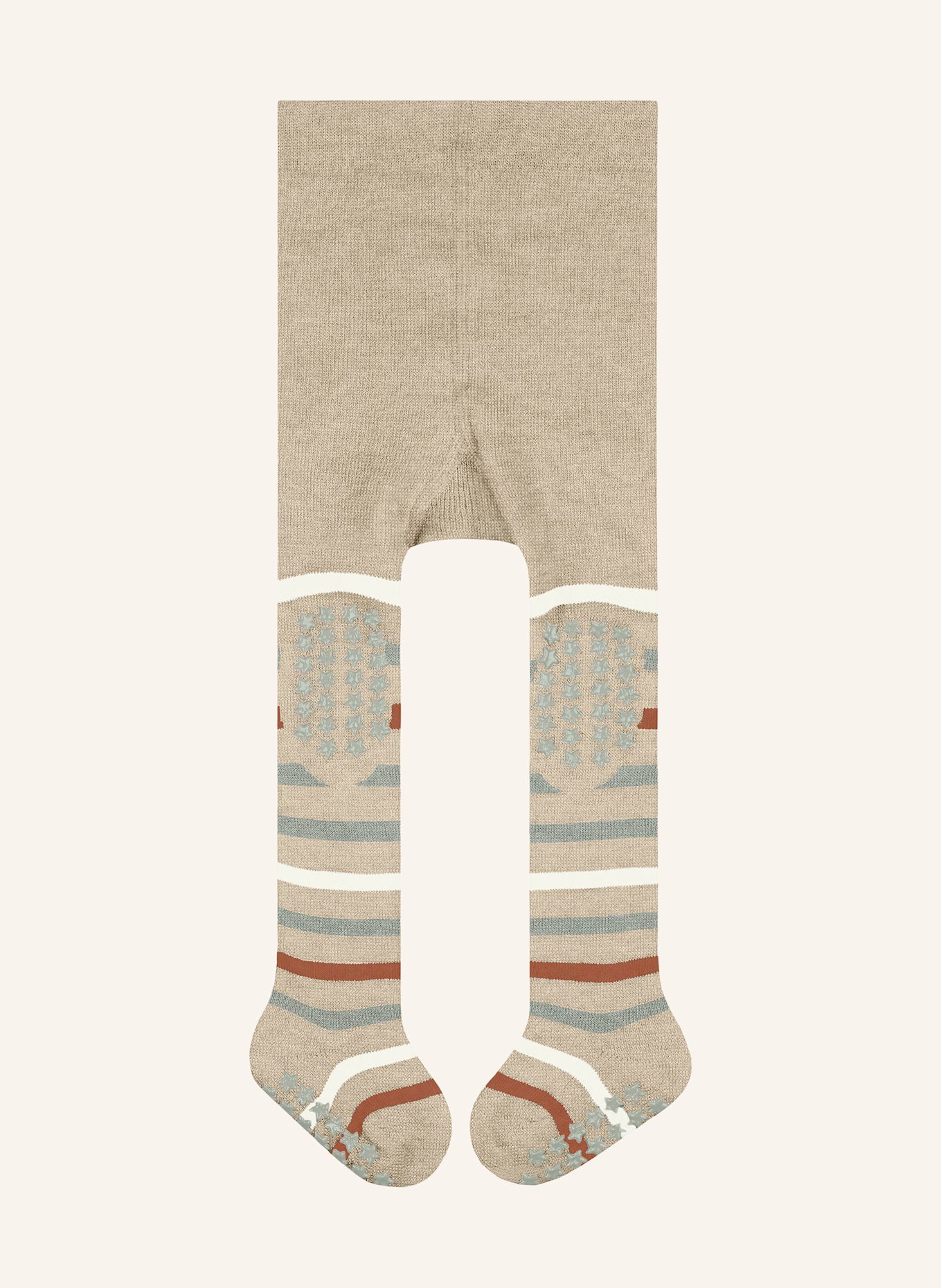 FALKE Stopper-Strumpfhose MULTI STRIPE : 4651 sand mel.