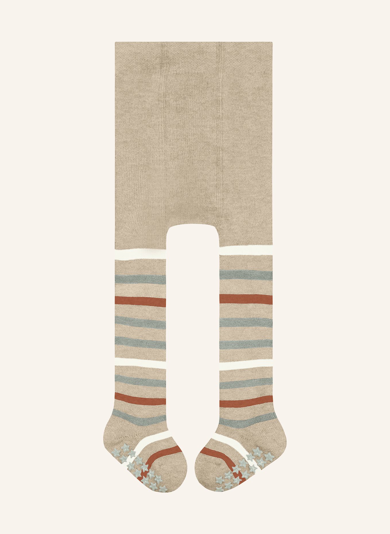 FALKE Stopper-Strumpfhose MULTI STRIPE : 4651 sand mel.
