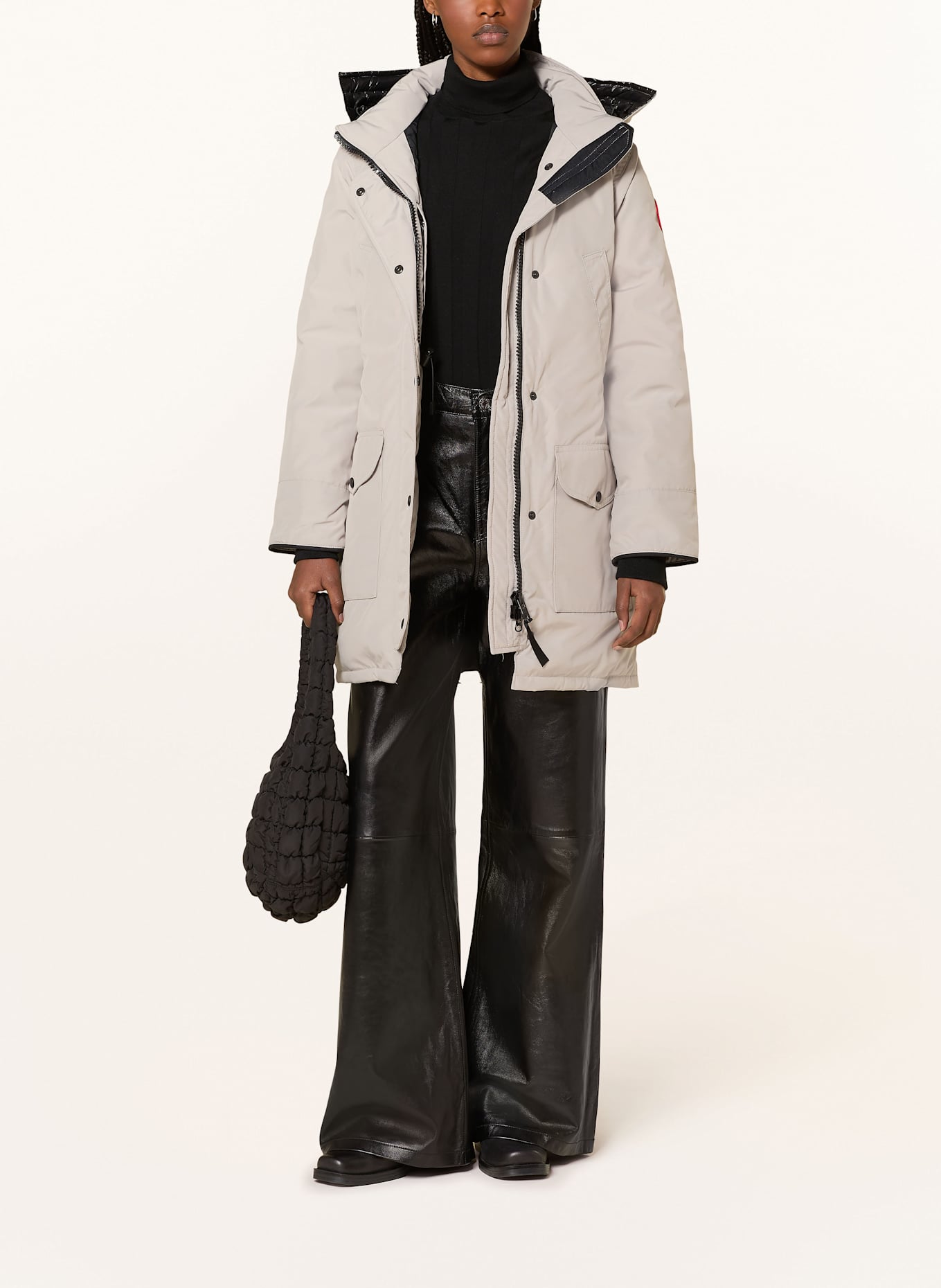 CANADA GOOSE Parka puchowa TRILLIUM: CZIEMNOSZARY