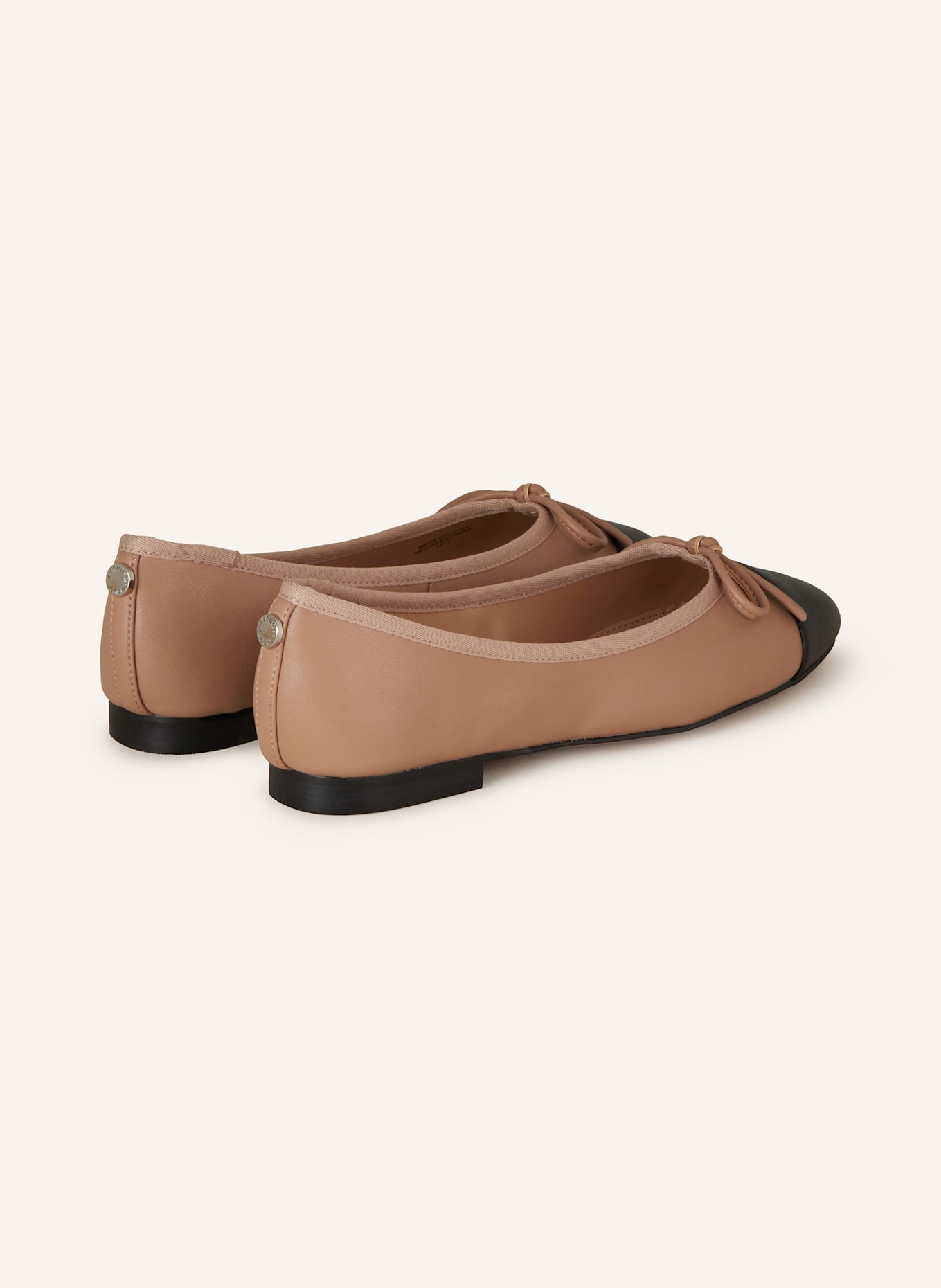 STEVE MADDEN Ballet flats ELLISON, Color: NUDE/ BLACK (Image 2)