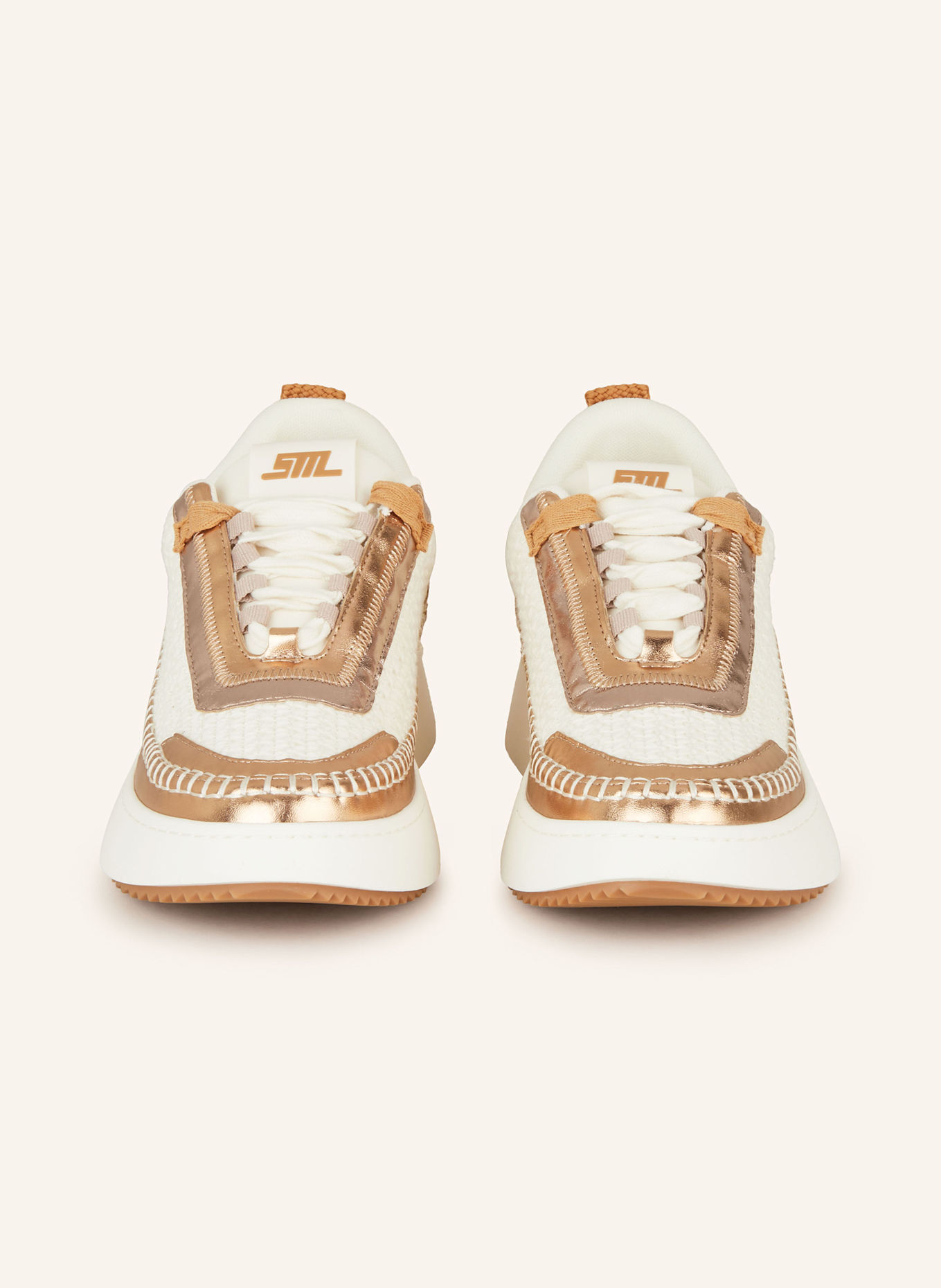 STEVE MADDEN Sneaker DOUBLETAKE: WEISS/ ROSÉGOLD