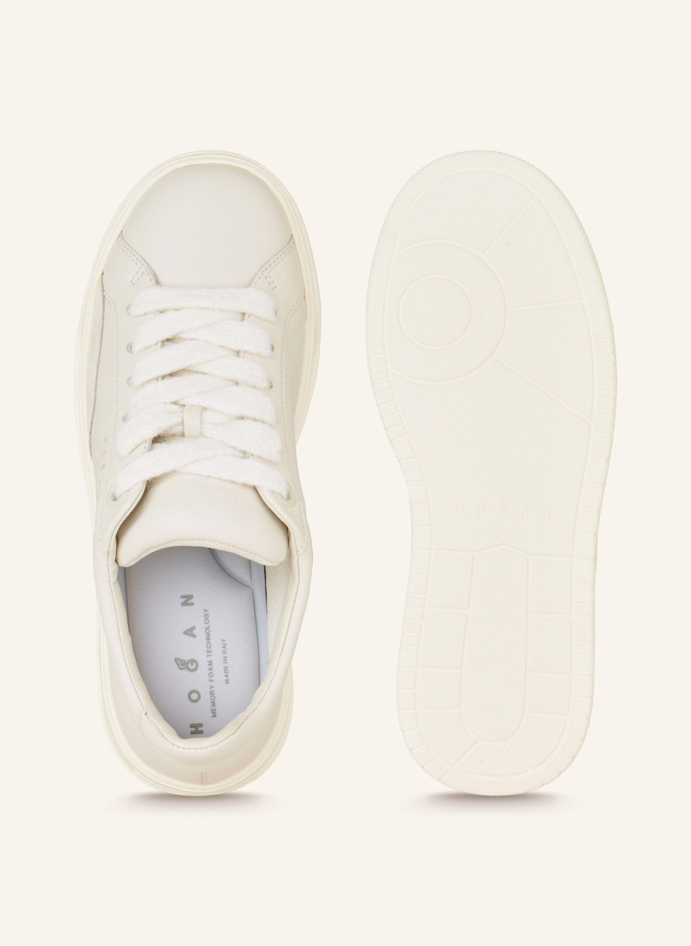 HOGAN Sneakersy: KREMOWY