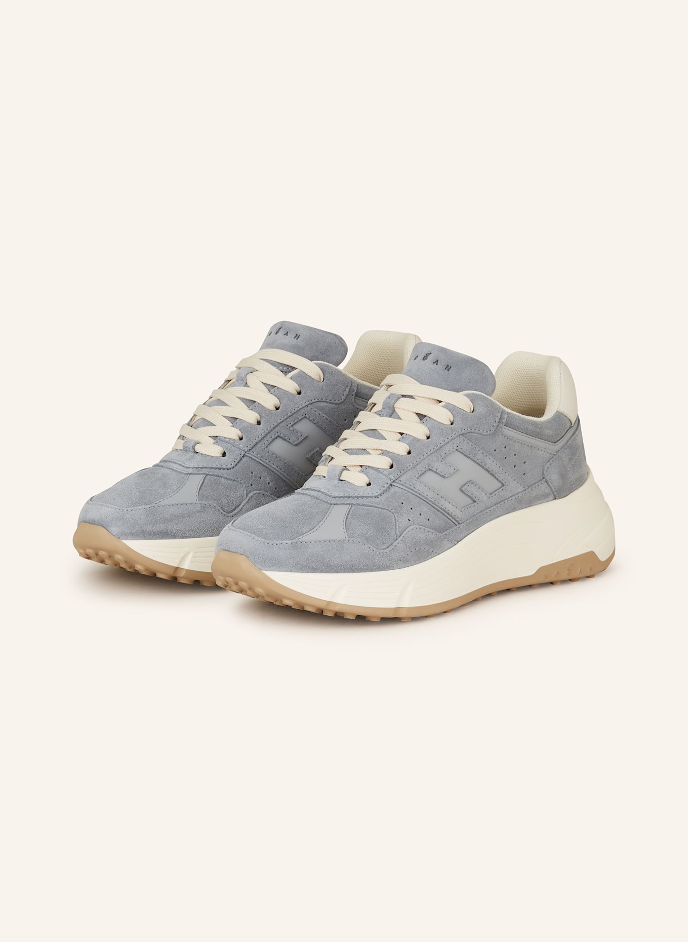 HOGAN Sneakersy: SZARONIEBIESKI