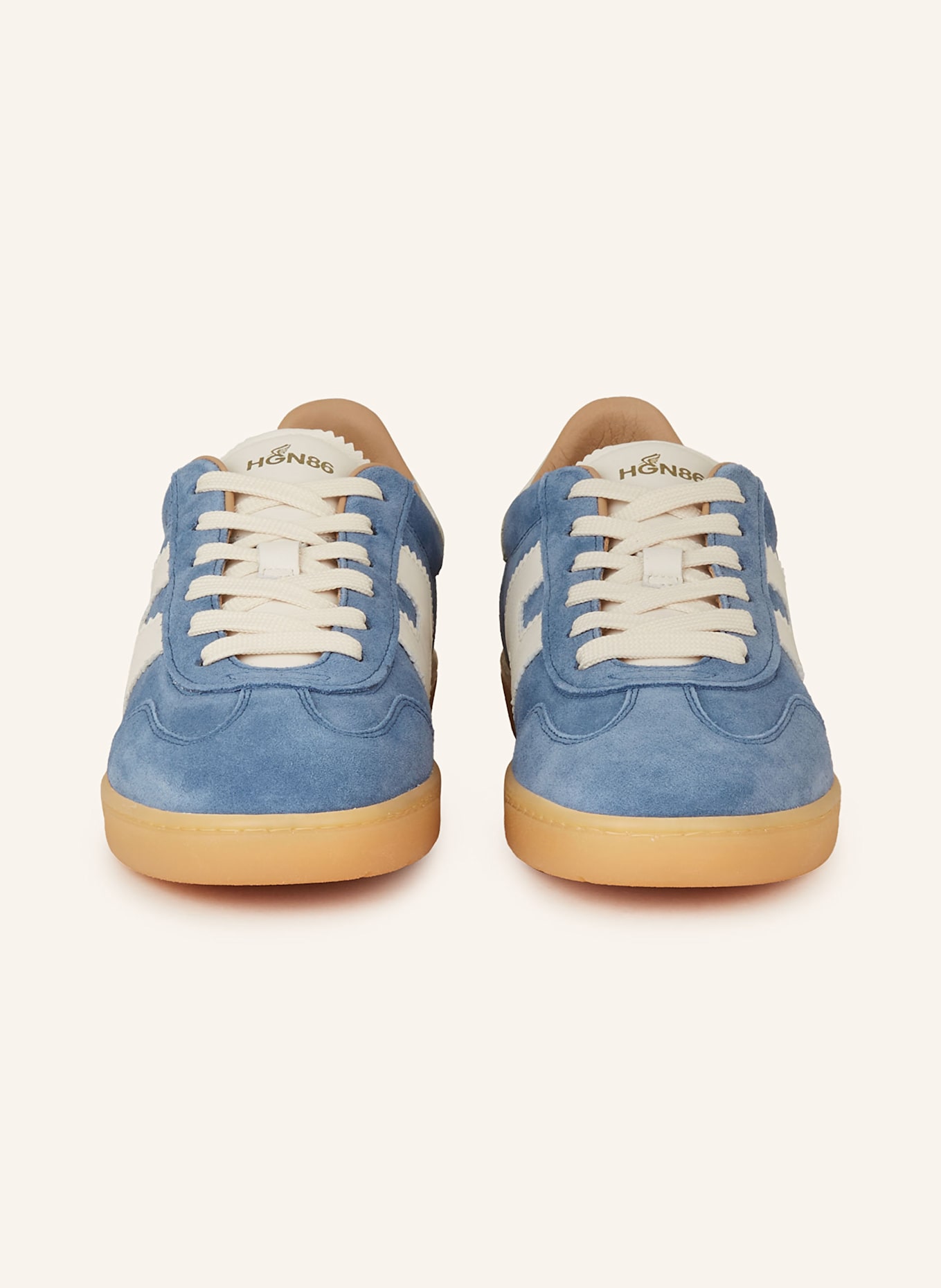 HOGAN Sneakersy: NIEBIESKI/ BIAŁY