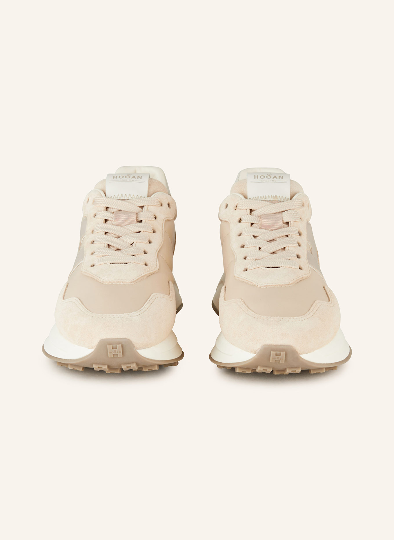 HOGAN Sneakersy H641 ALLACCIATO: BEŻOWY