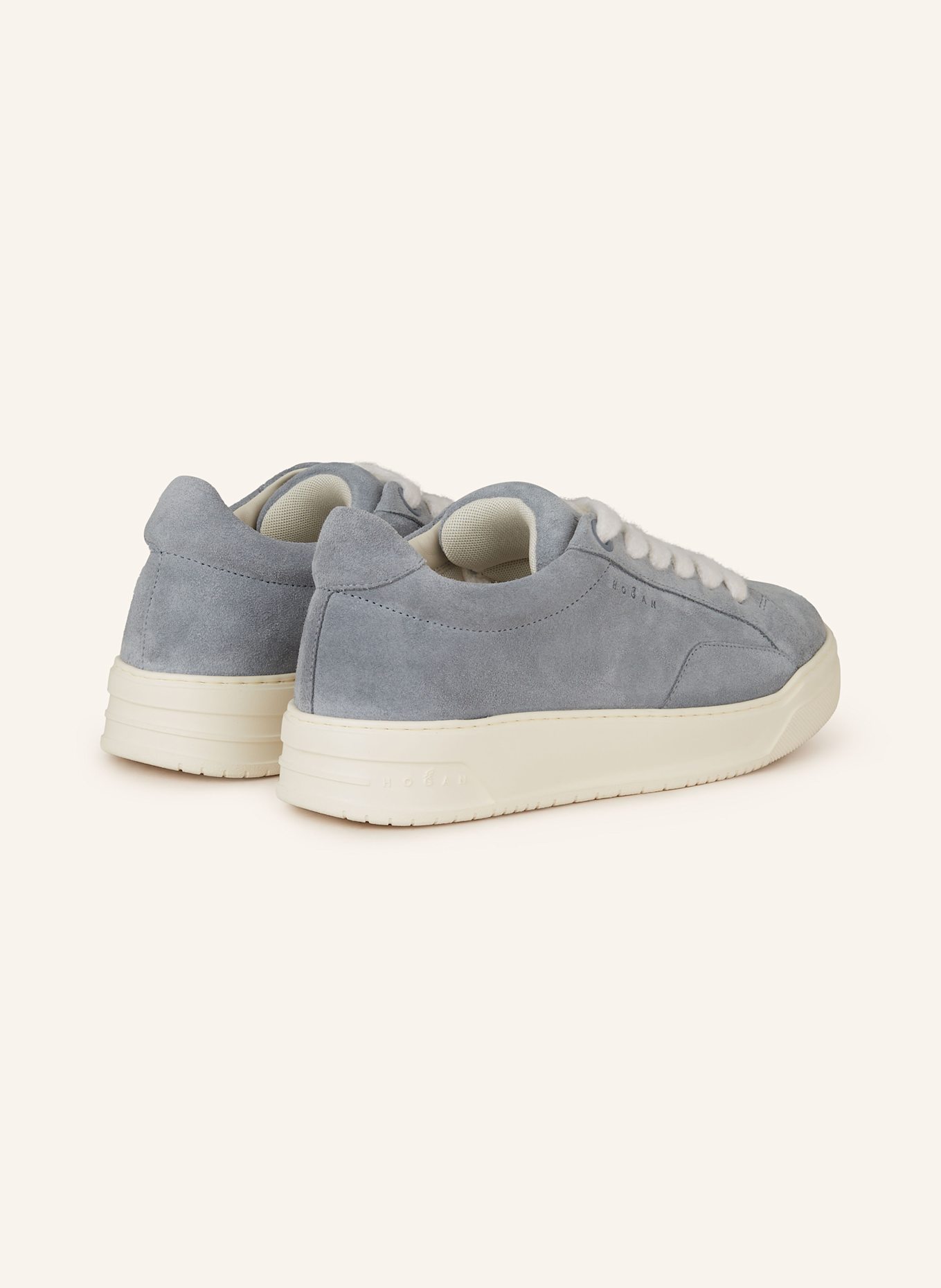 HOGAN Sneakersy H667 ALLACCIATO: SZARONIEBIESKI