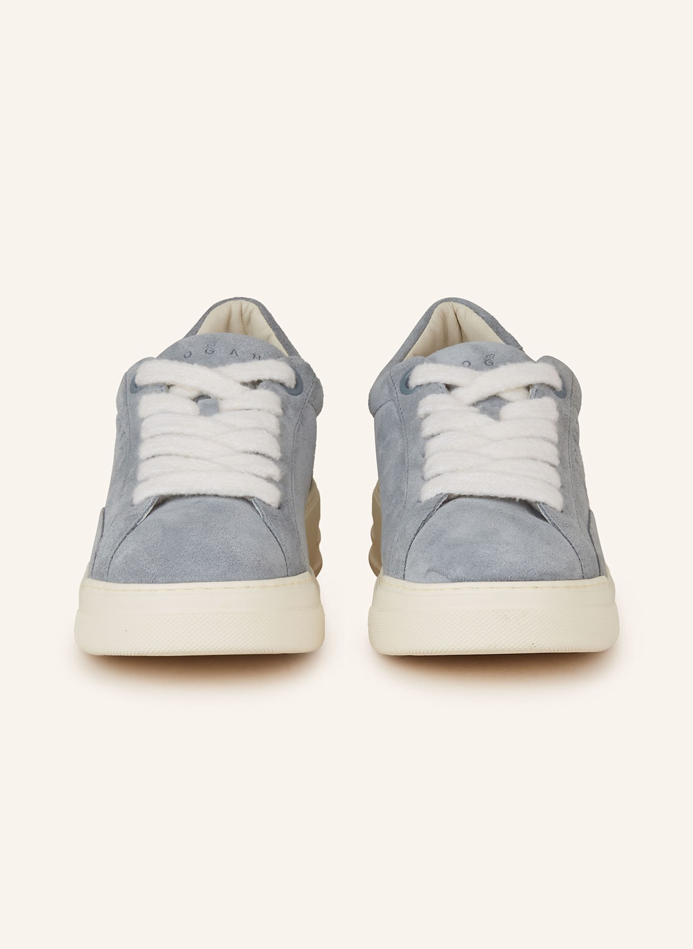 HOGAN Sneakersy H667 ALLACCIATO: SZARONIEBIESKI