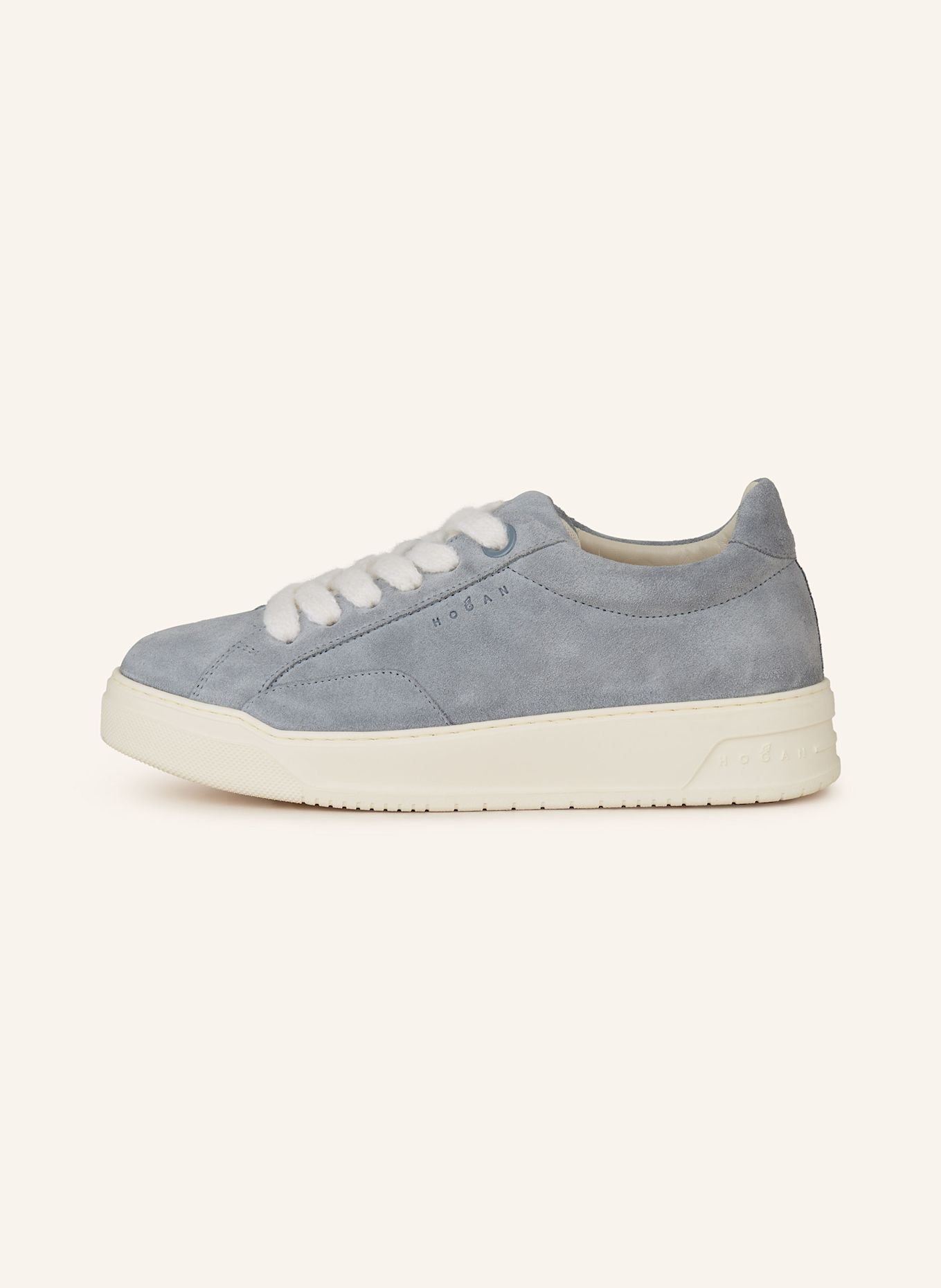 HOGAN Sneakersy H667 ALLACCIATO: SZARONIEBIESKI
